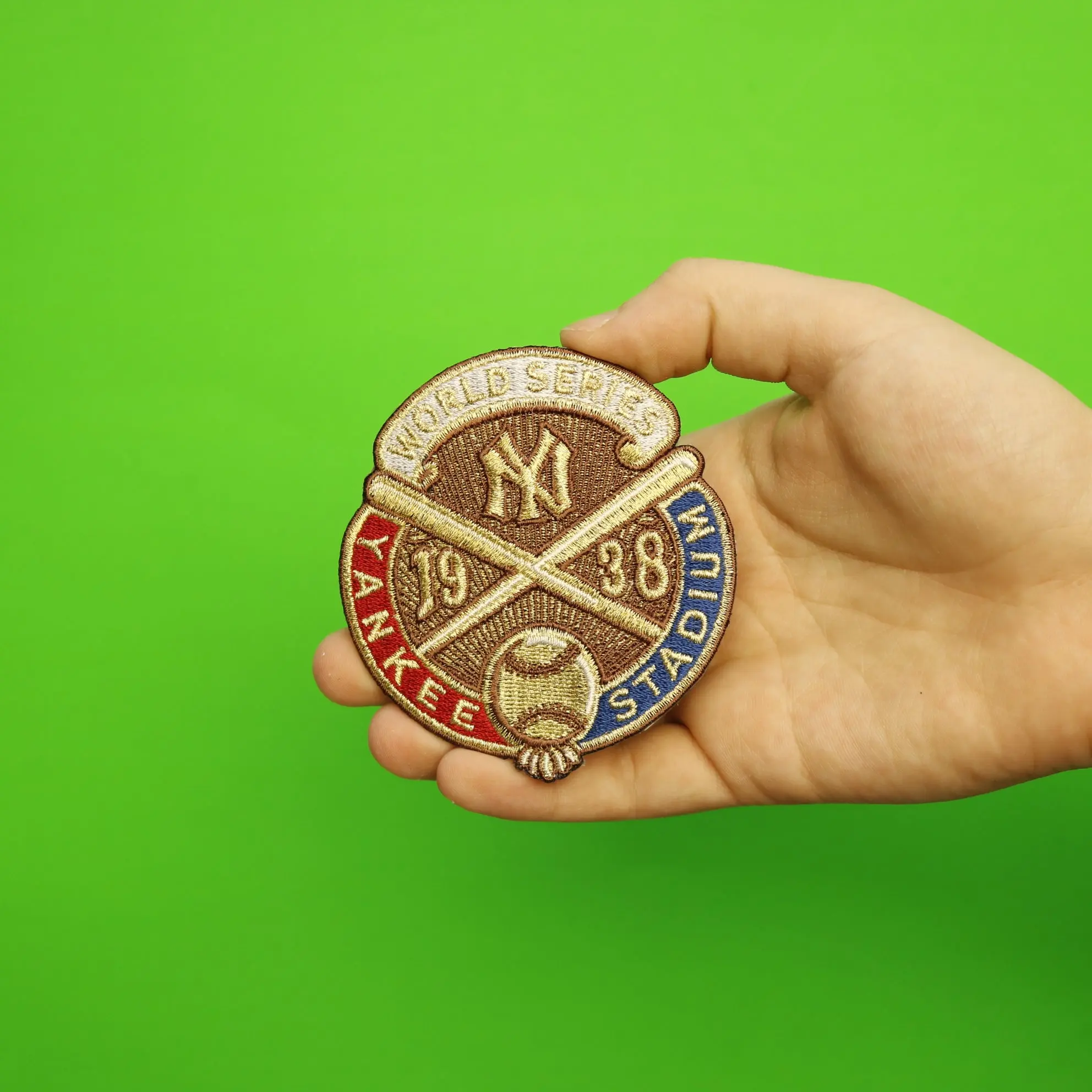 1938 New York Yankees MLB World Series Championship Logo Patch - Image 2