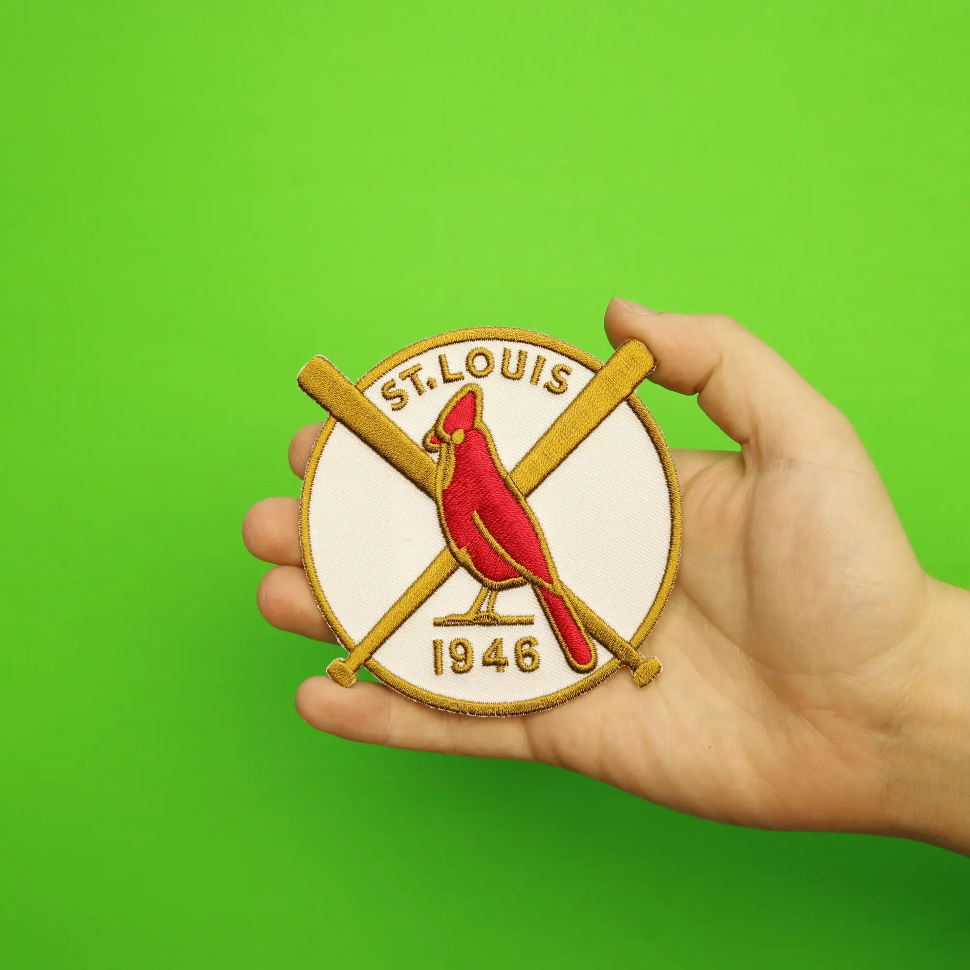 1946 St Louis Cardinals MLB World Series Champions Jersey Logo Patch - Image 2