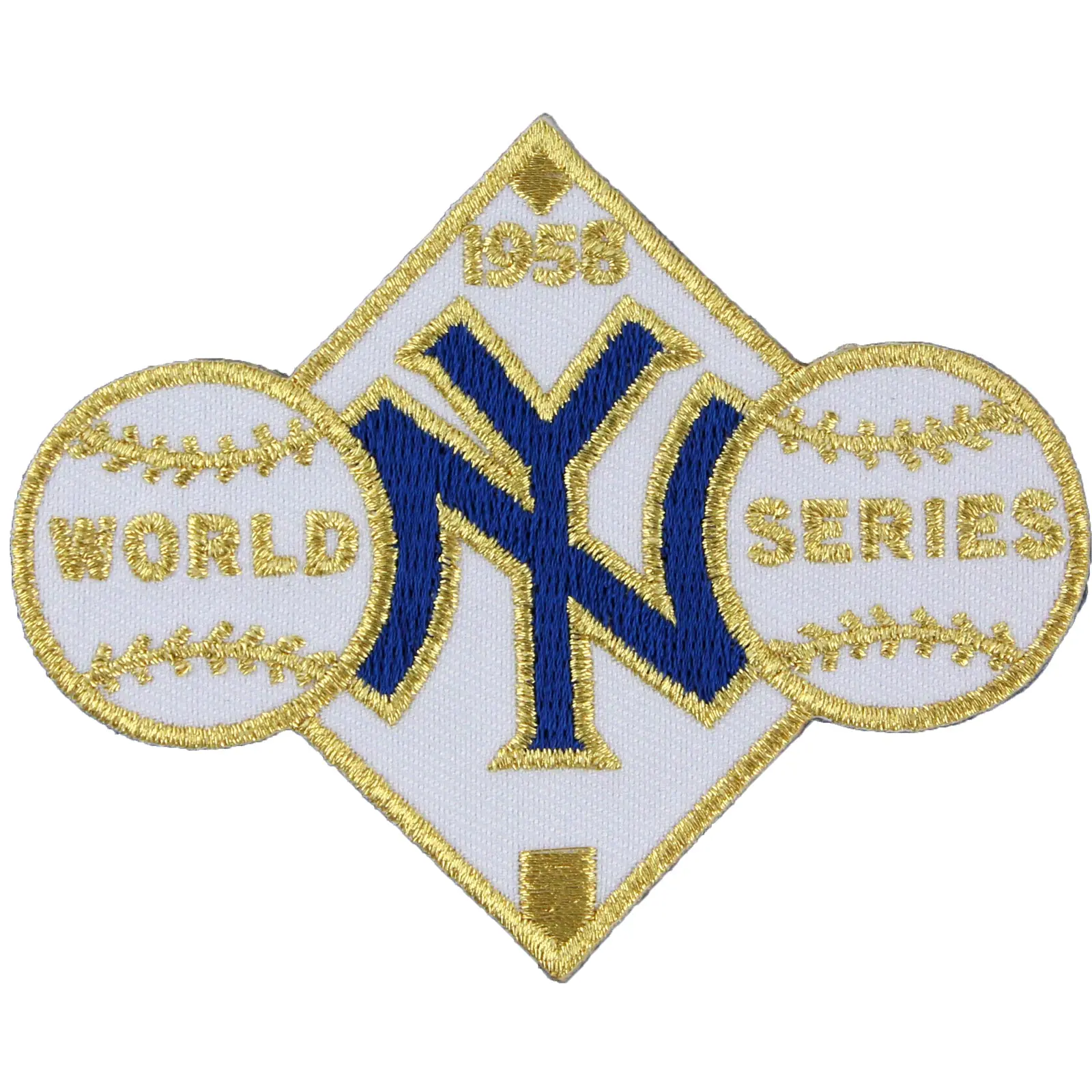 1958 New York Yankees MLB World Series Championship Jersey Patch