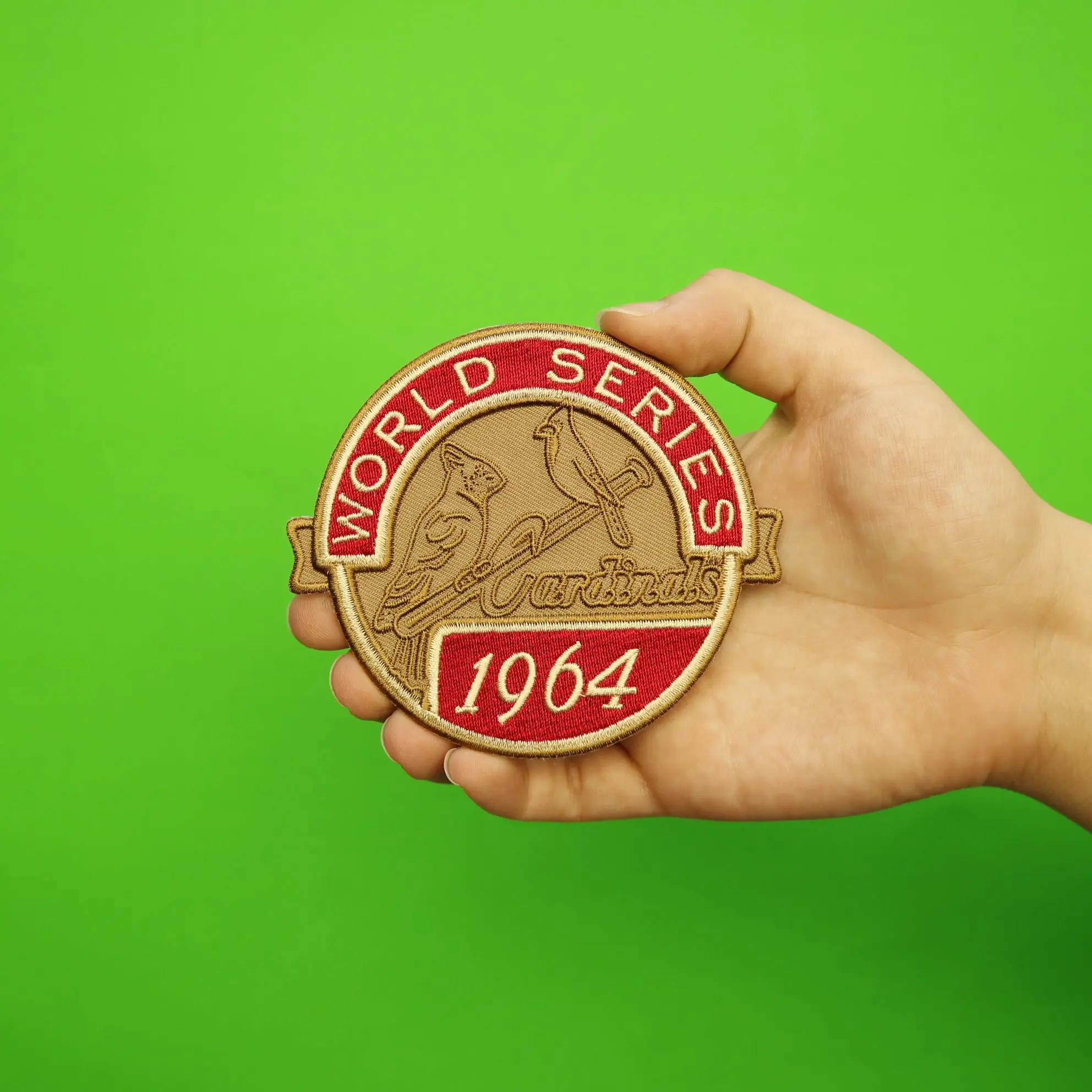 1964 St. Louis Cardinals MLB World Series Championship Jersey Patch - Image 2