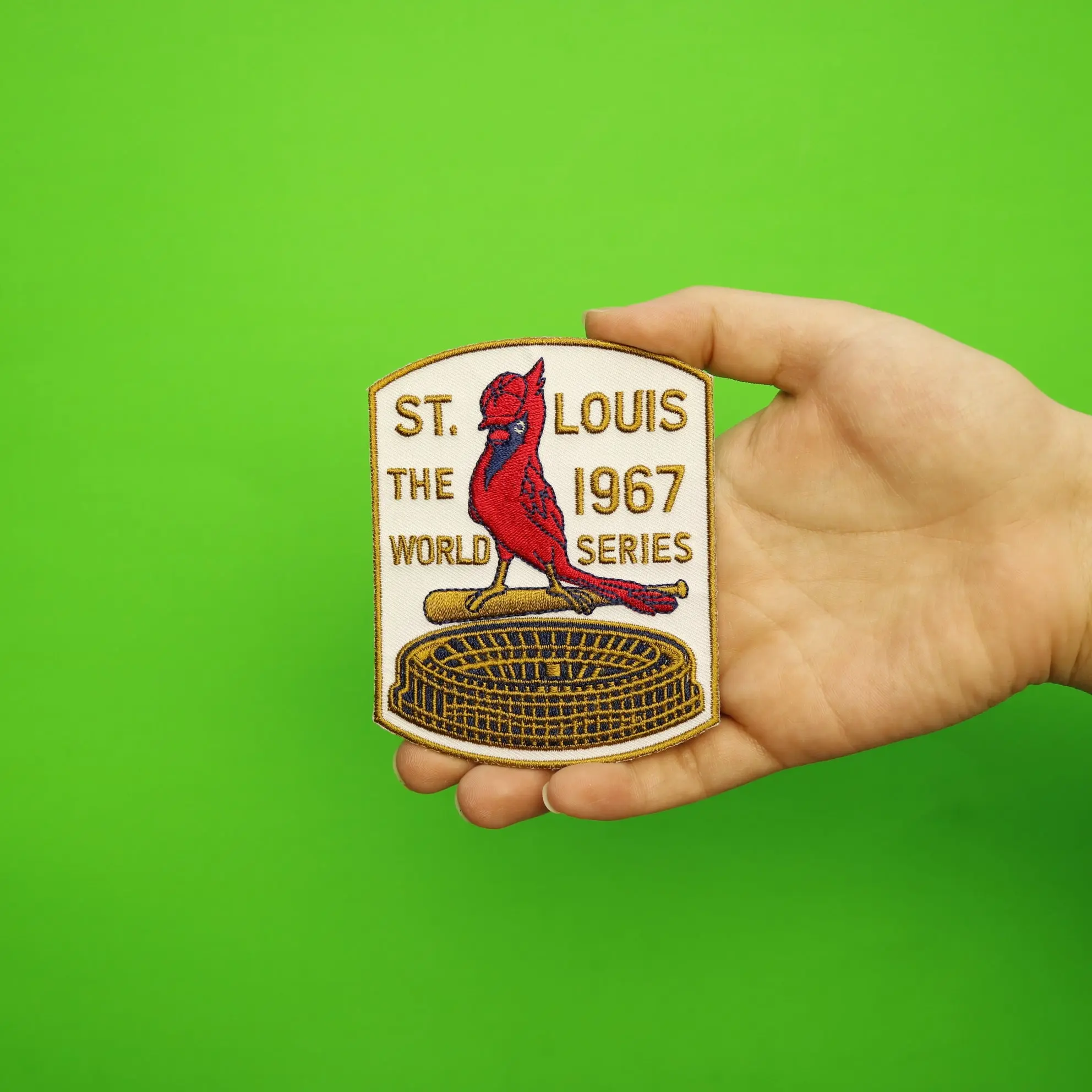 1967 St. Louis Cardinals MLB World Series Championship Jersey Patch - Image 2