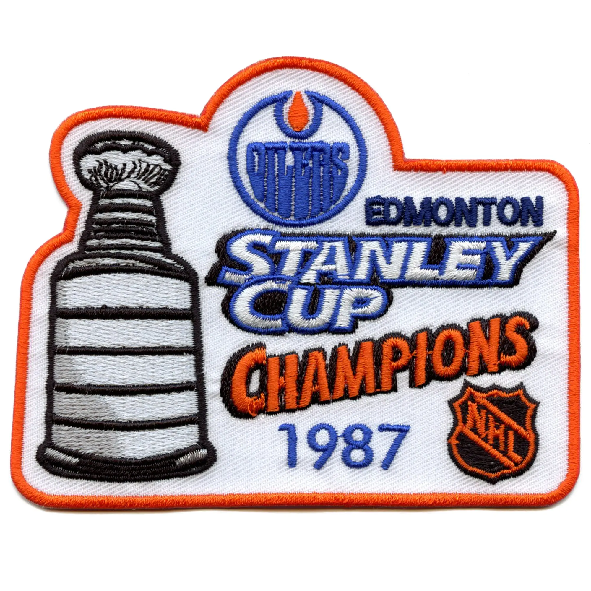1987 NHL Stanley Cup Final Champions Edmonton Oilers Jersey Patch - Image 2