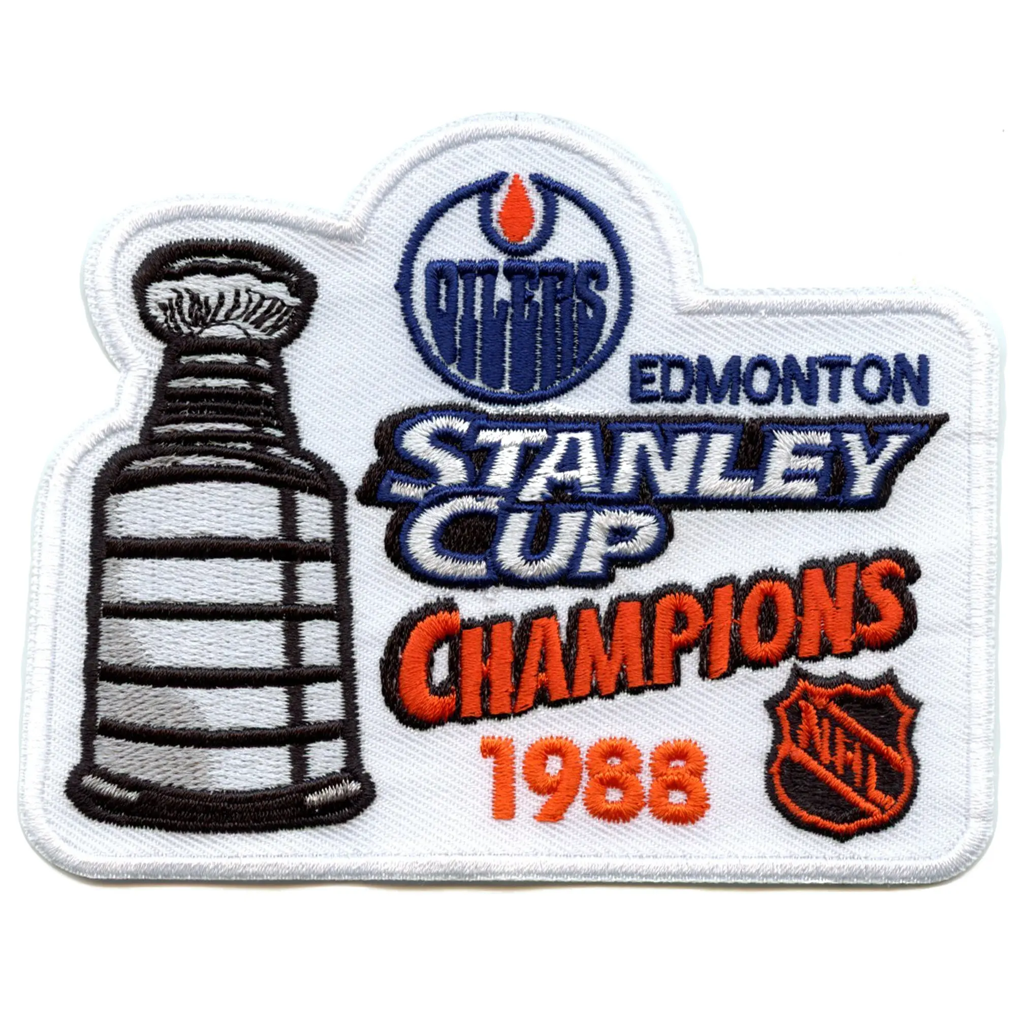 1988 NHL Stanley Cup Final Champions Edmonton Oilers Jersey Patch - Image 2