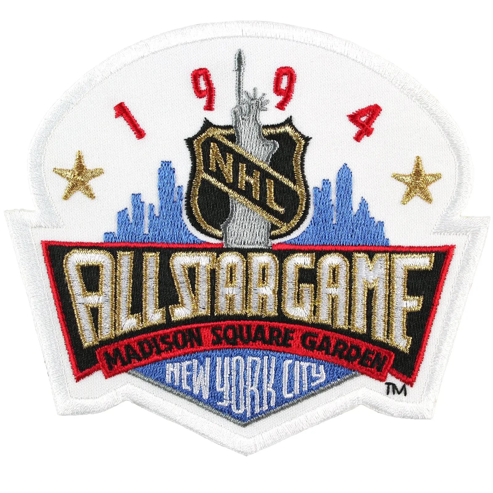 1994 NHL All Star Game Jersey Patch New York City Rangers