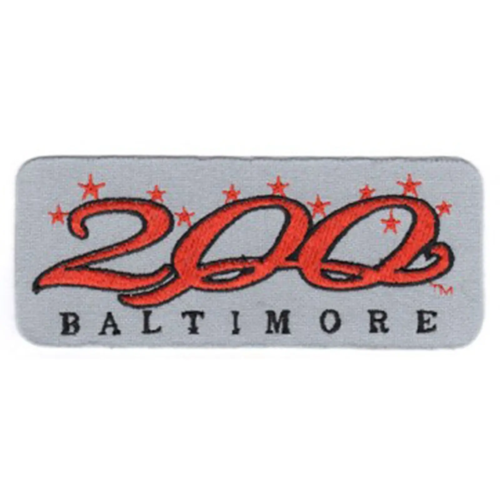 1997 Baltimore Orioles 200th Anniversary of City Patch (Gray Version)