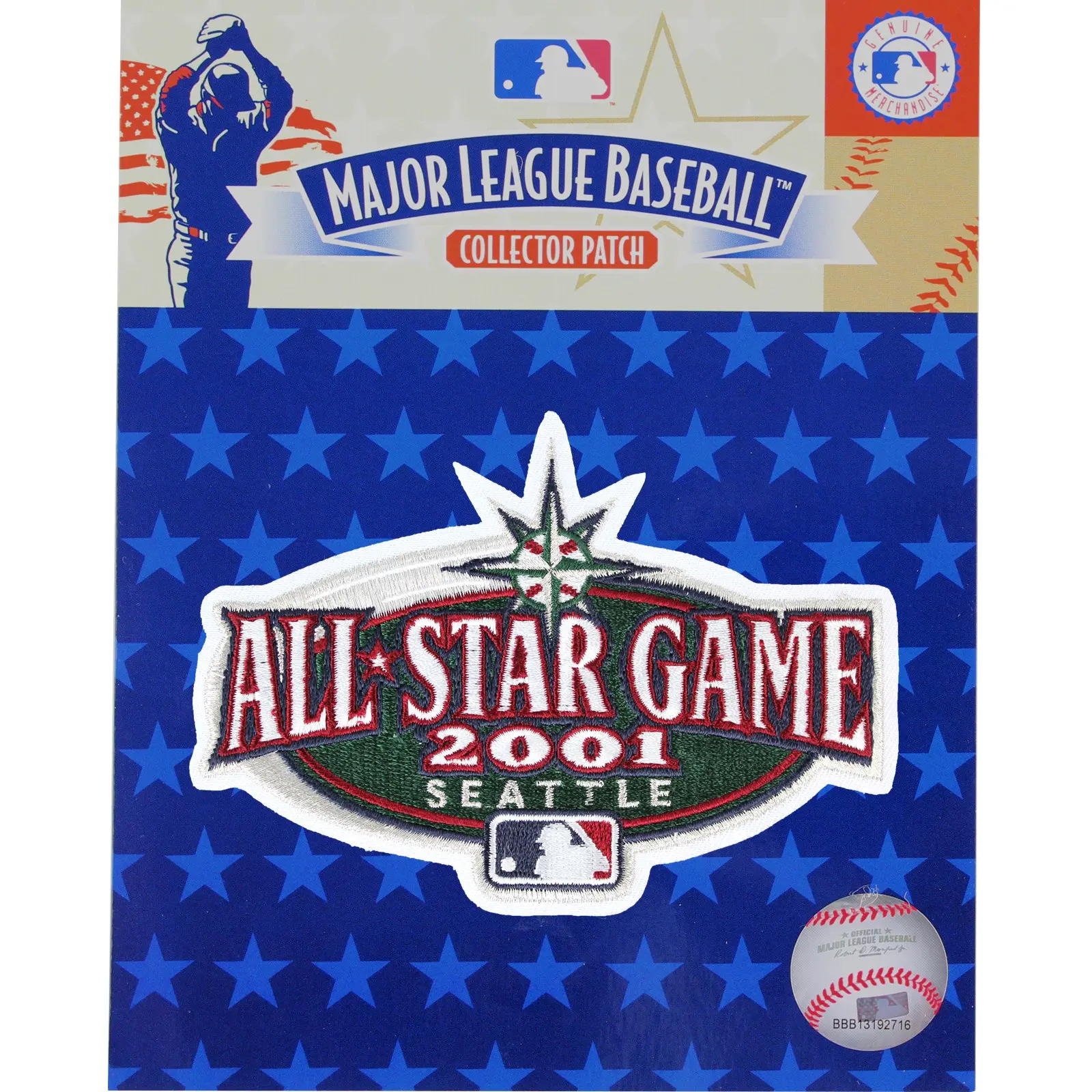 2001 MLB All Star Game Jersey Patch Seattle Mariners - Image 2