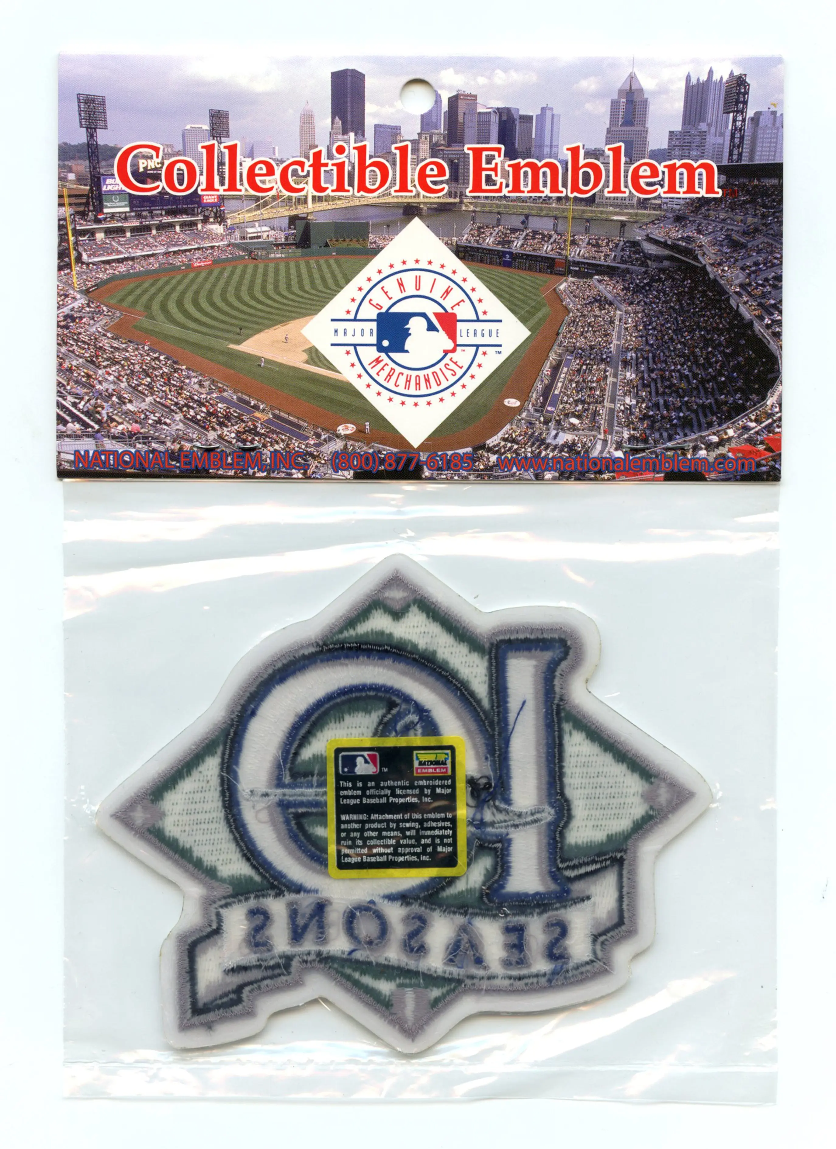 2007 Tampa Devil Rays 10th Anniversary Jersey Patch - Image 3