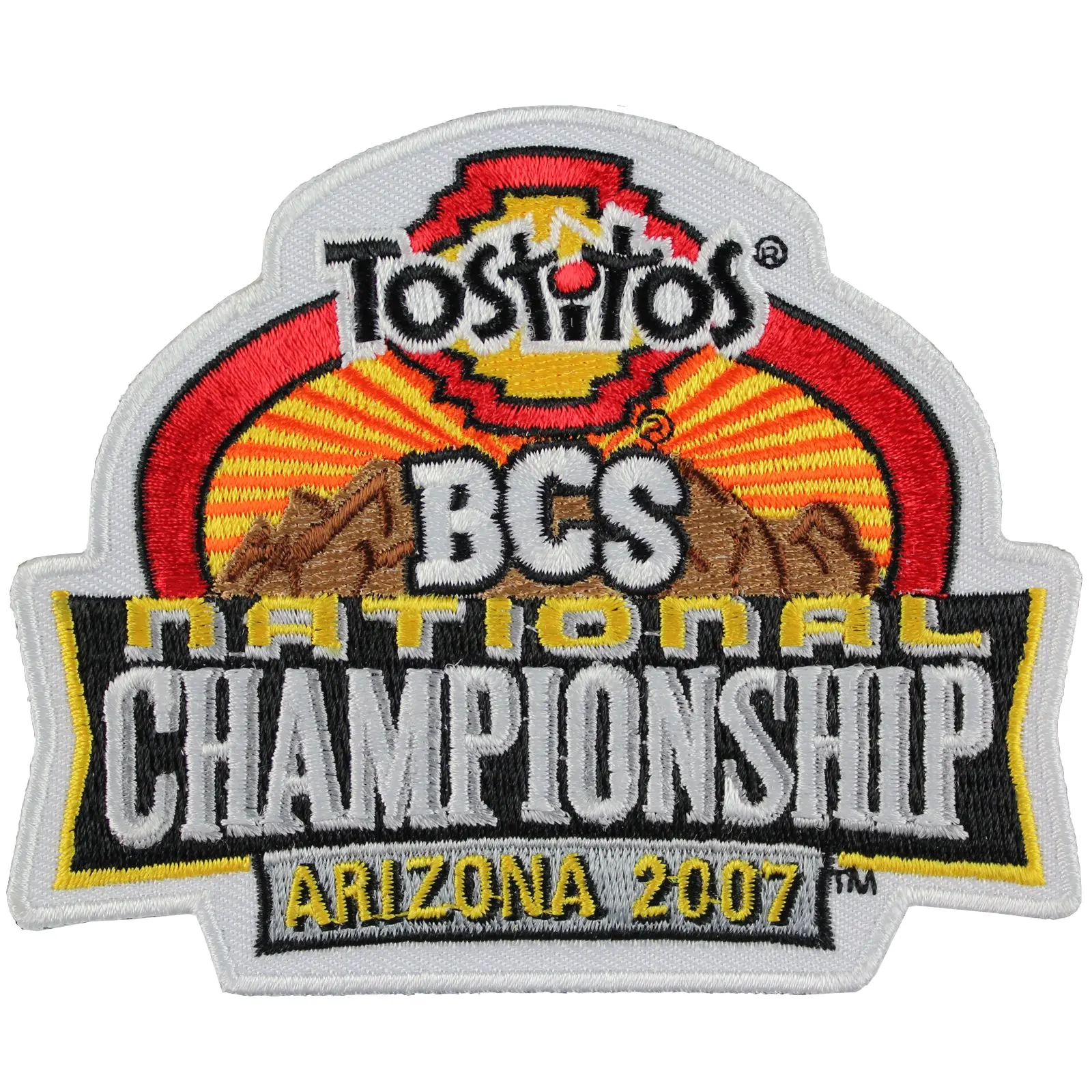 2007 Tostitos BCS National Championship Game Patch in Arizona (Florida Gators vs. Ohio State Buckeyes)