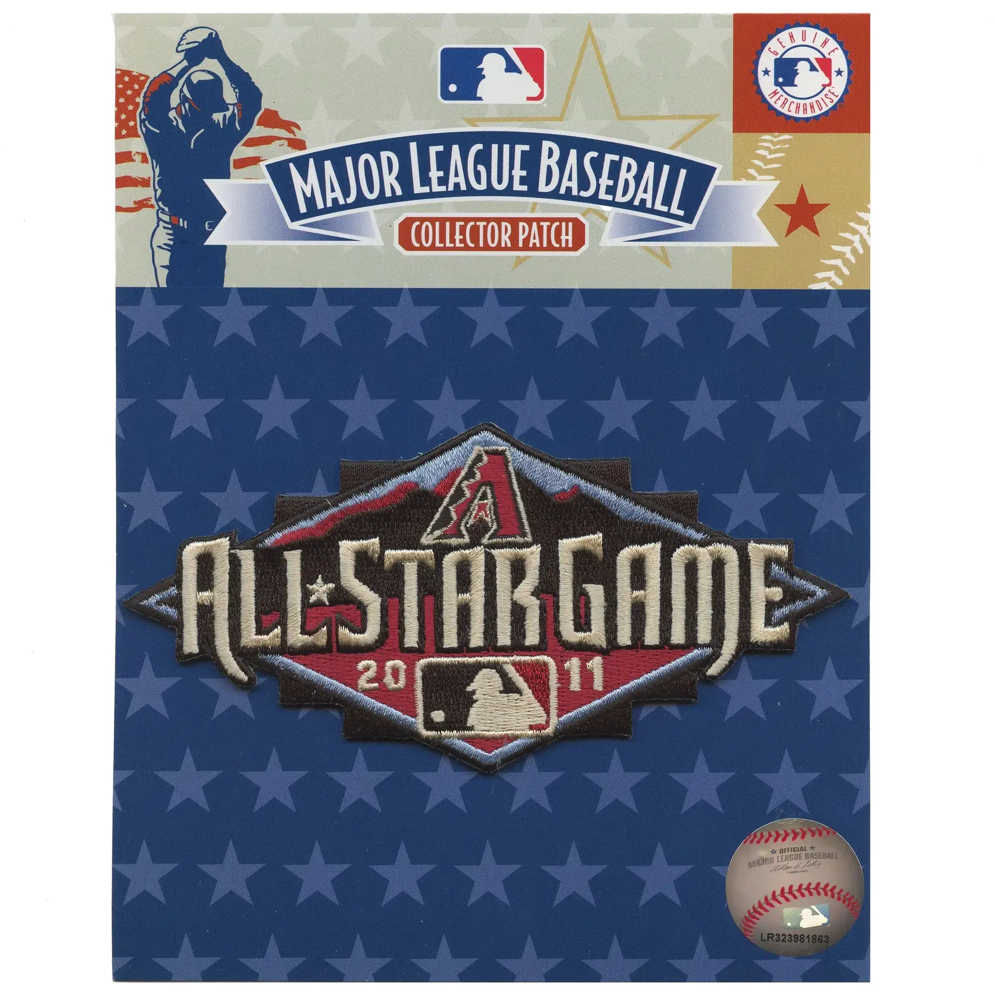 2011 MLB All-star Game Jersey Patch Arizona Diamondbacks No Border Embroidered - Image 2
