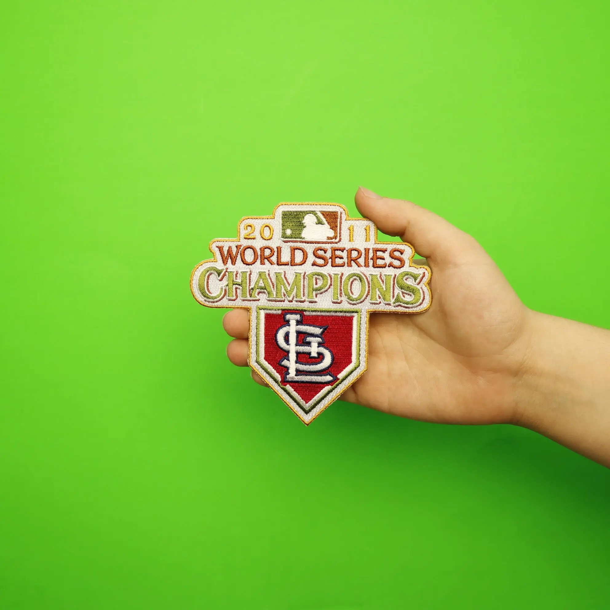 2011 St. Louis Cardinals MLB World Series Champions Jersey Patch - Image 2