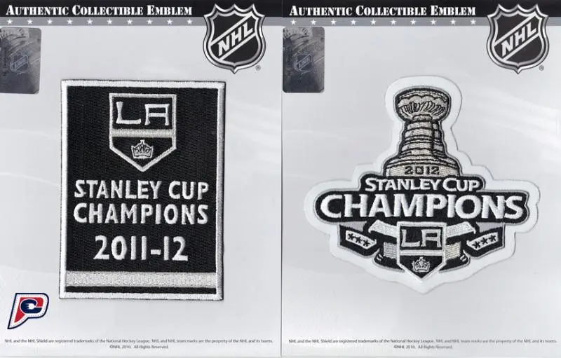 2012 NHL Stanley Cup Final Champions Los Angeles Kings Banner Jersey Patch