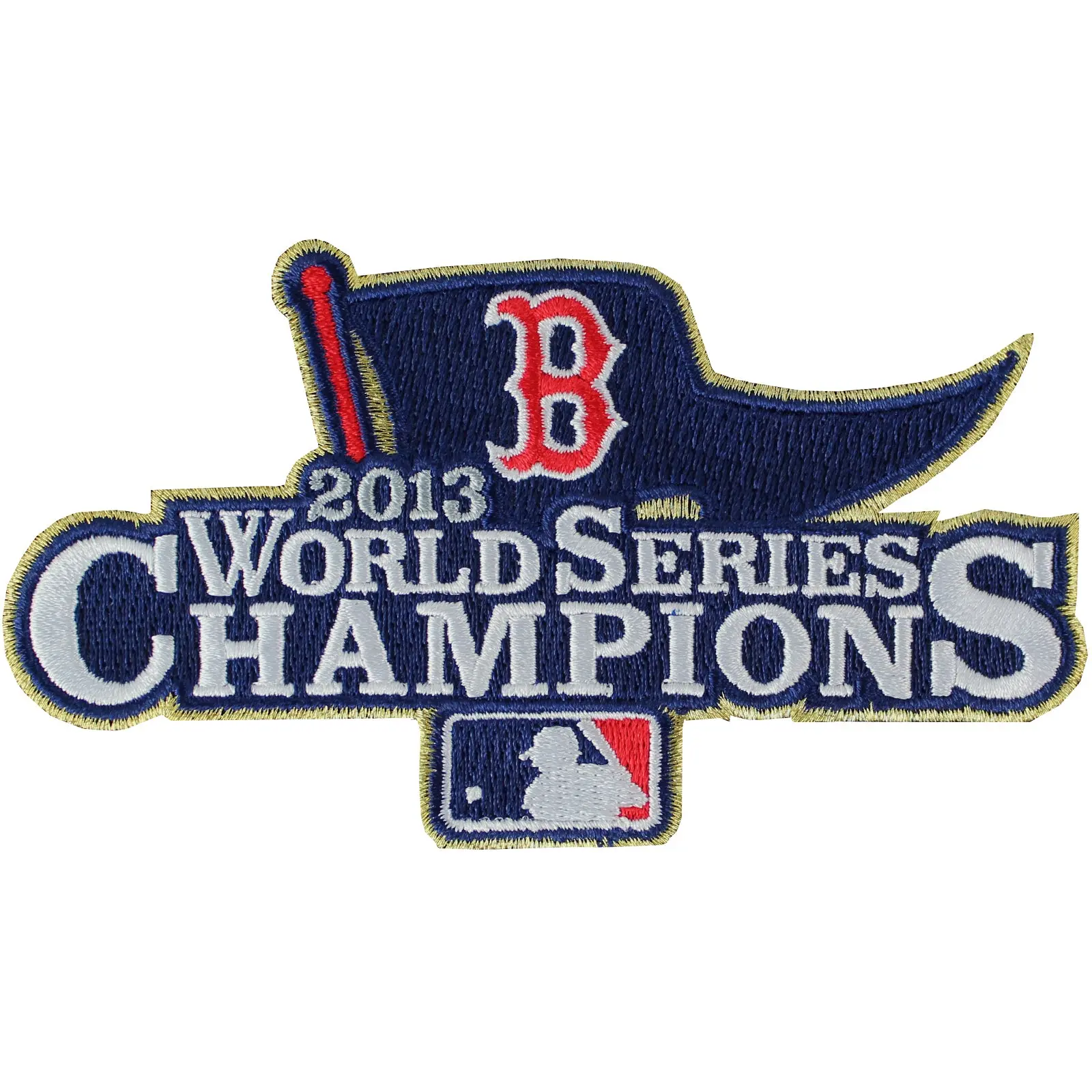 2013 MLB World Series Champions Boston Red Sox Ring Ceremony Jersey Sleeve Patch (2014)