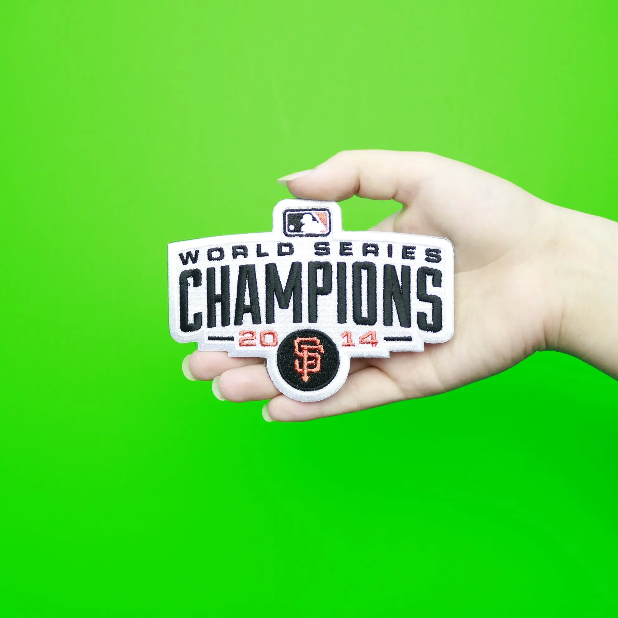 2014 San Francisco Giants MLB World Series Champions Logo Jersey Sleeve Patch - Image 2