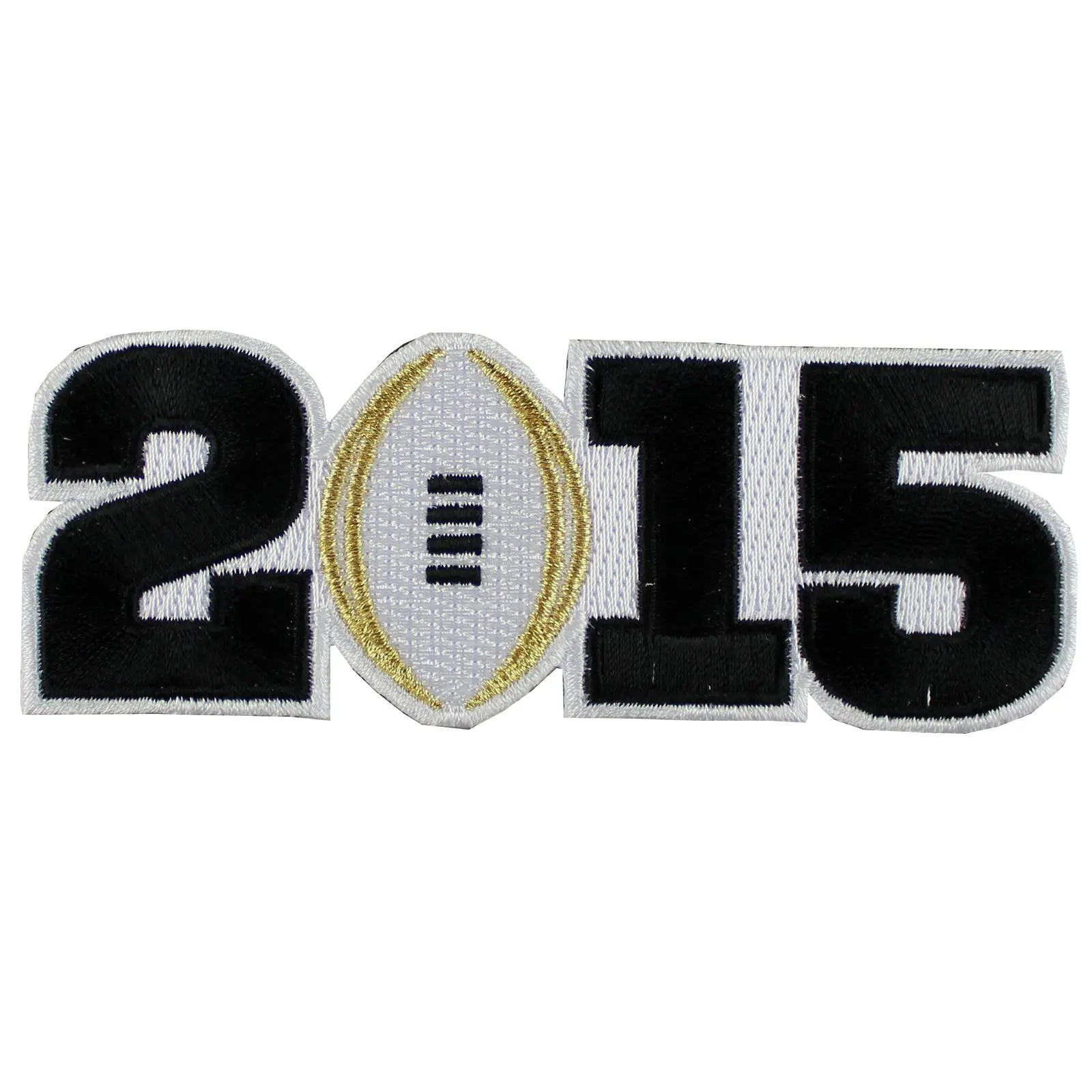 2015 College National Championship Bowl Game Jersey Patch Oregon Ducks vs. Ohio State Buckeyes (White)