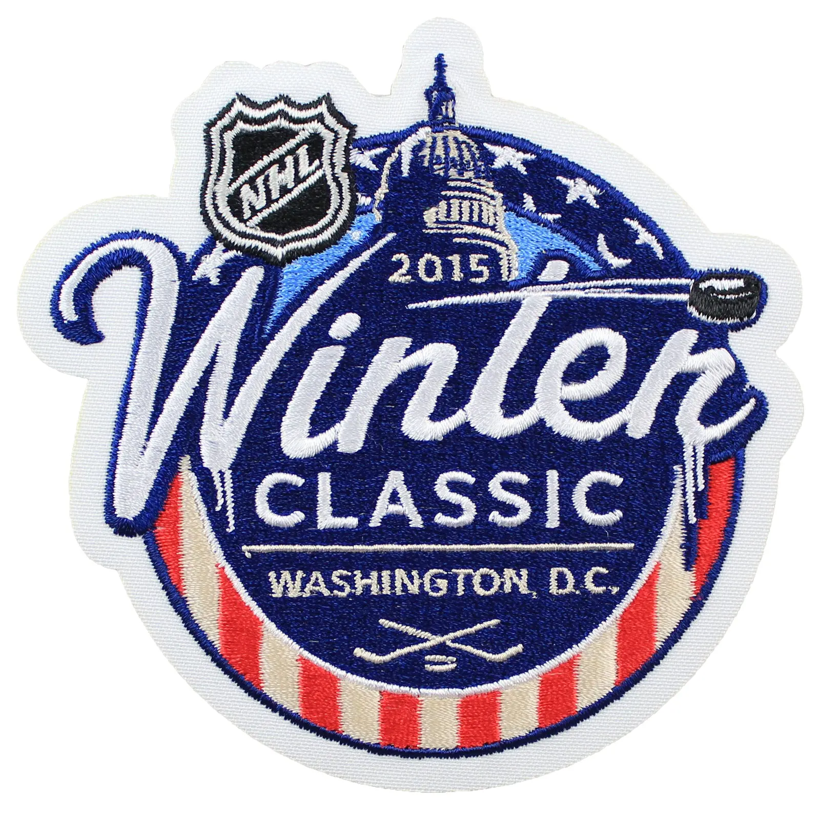 2015 NHL Winter Classic Game Logo Jersey Patch (Washington Capitals vs Chicago Blackhawks)