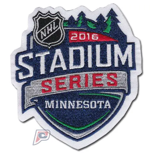 2016 NHL Stadium Series Game at TCF Bank Stadium Logo Jersey Patch (Minnesota Wild vs. Chicago Blackhawks)