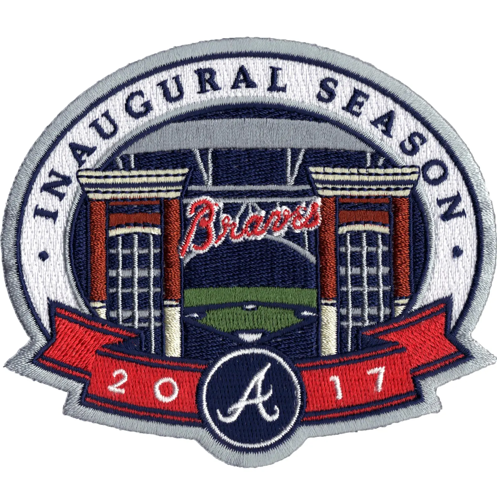 2017 Atlanta Braves Inaugural Season Jersey Sleeve Patch