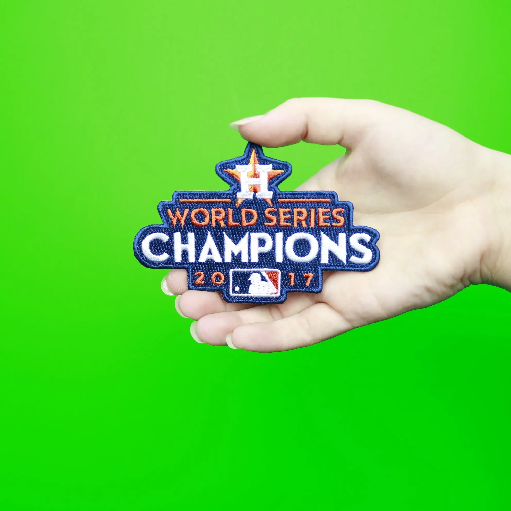 2017 MLB World Series Champions Houston Astros Jersey Patch - Image 2