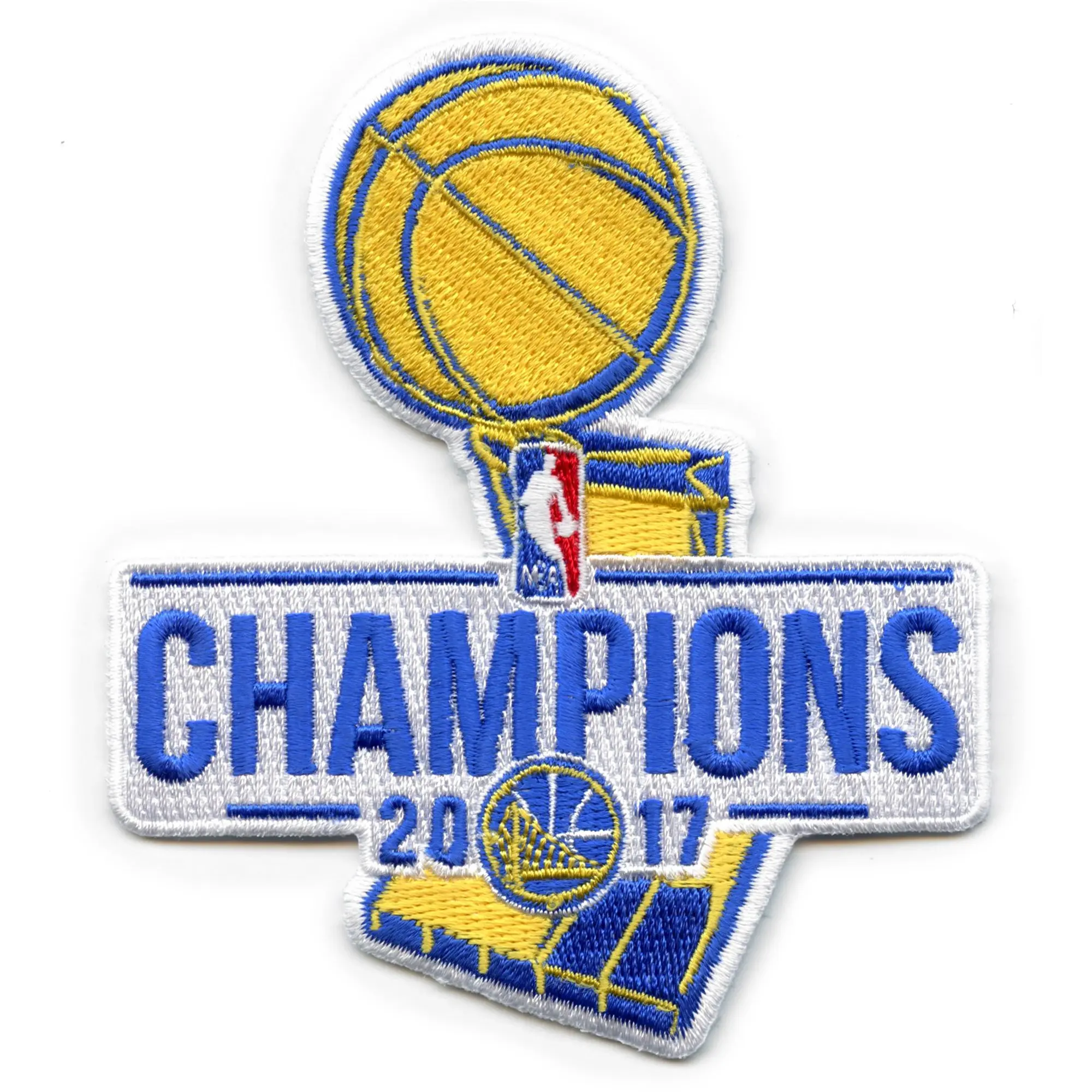 2017 NBA Finals Champions Golden State Warriors Jersey Patch - Image 2