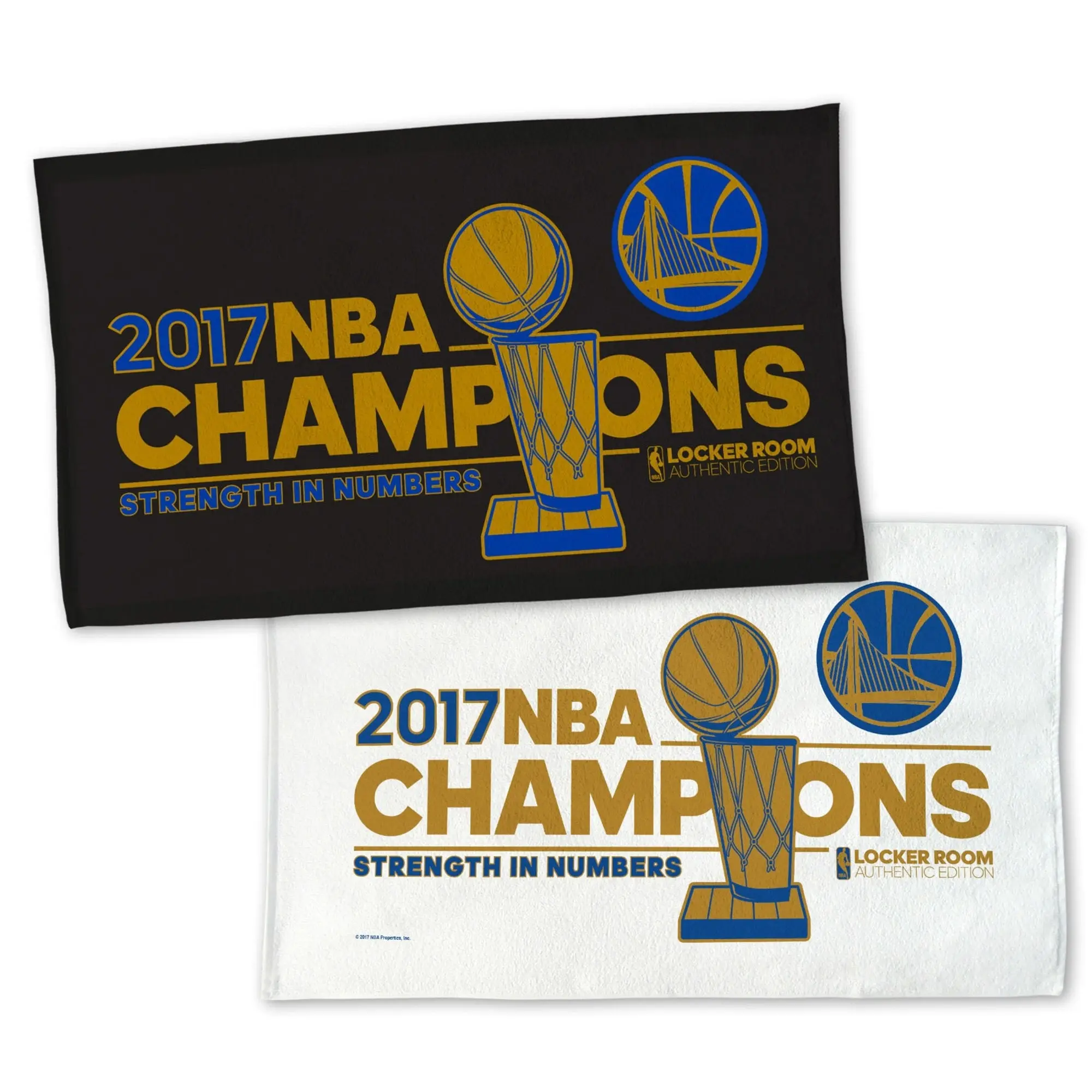 2017 NBA Finals Champions Golden State Warriors Locker Room Towel