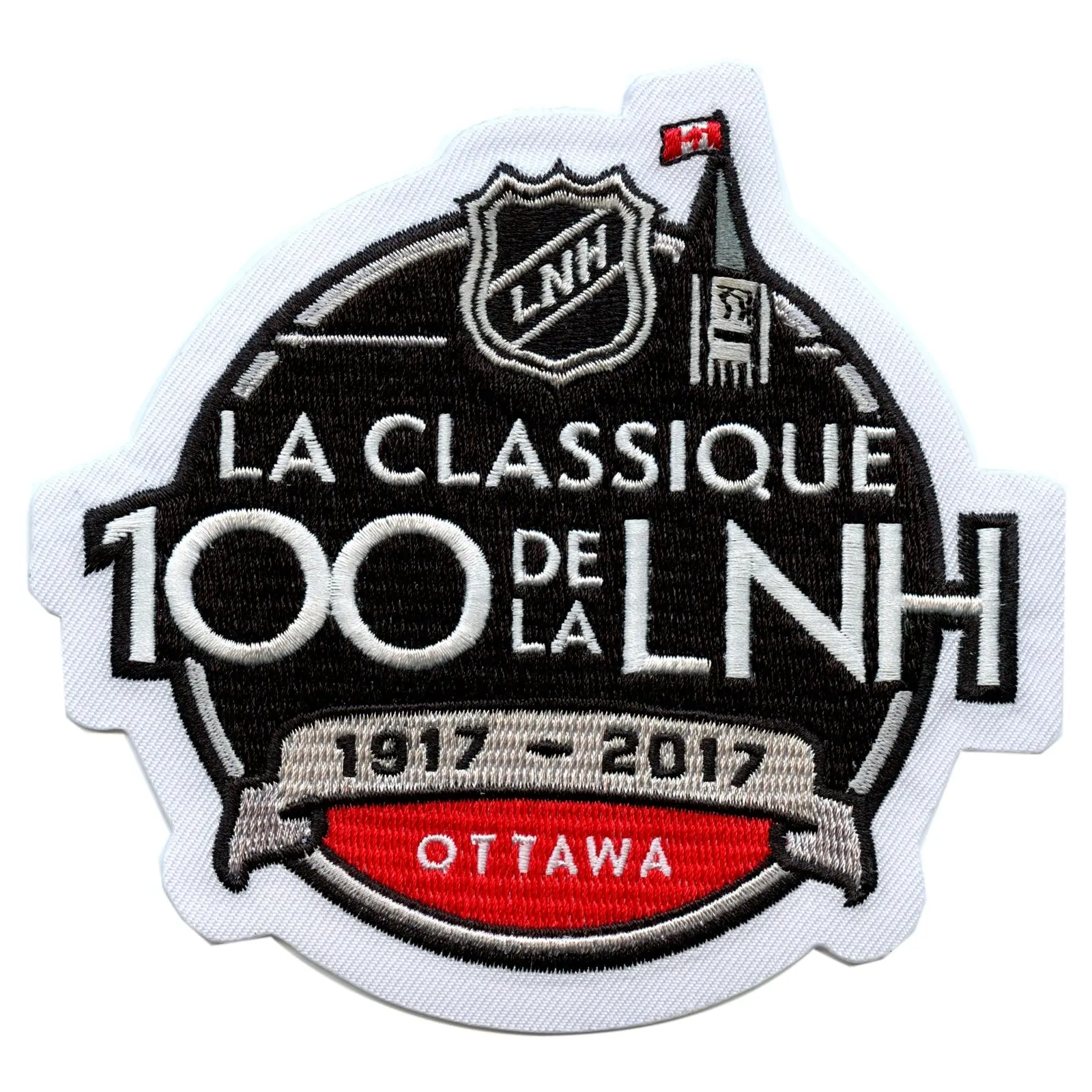 2017 NHL 100th La Classique Jersey Patch Ottawa Senators Montreal Canadiens French