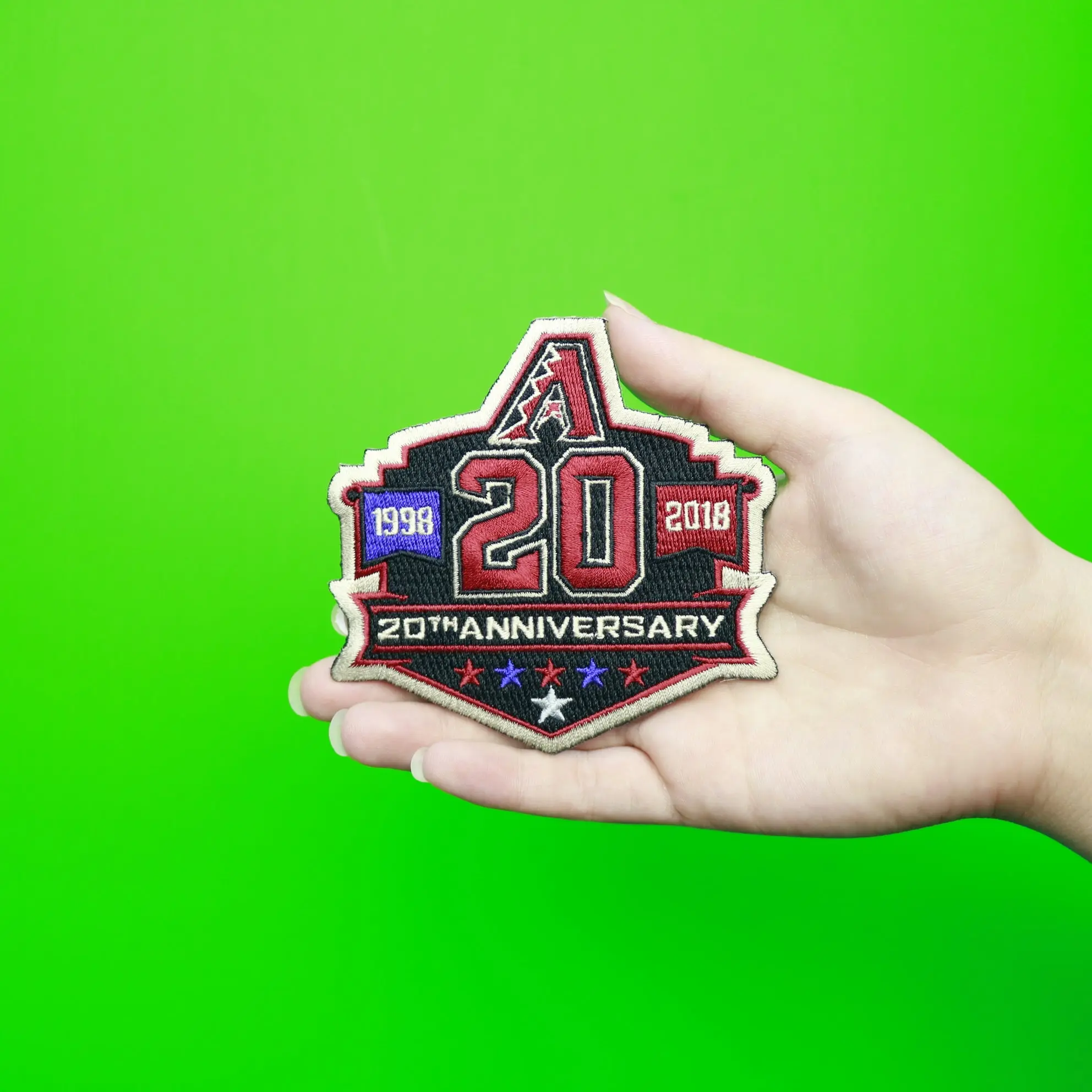 2018 Arizona Diamondbacks 20th Anniversary Patch - Image 2