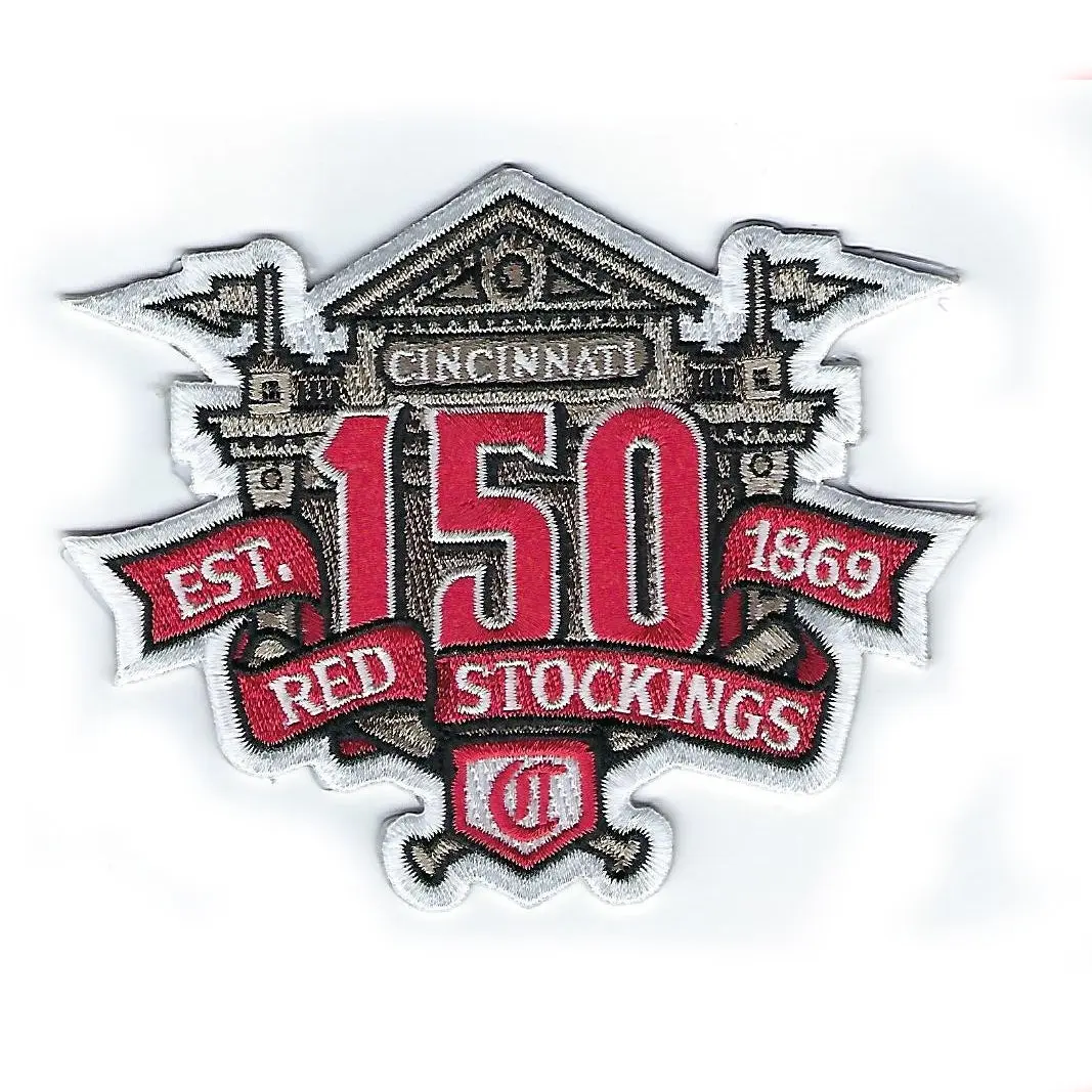 2018 Cincinnati Reds 150th Anniversary Home Jersey Patch
