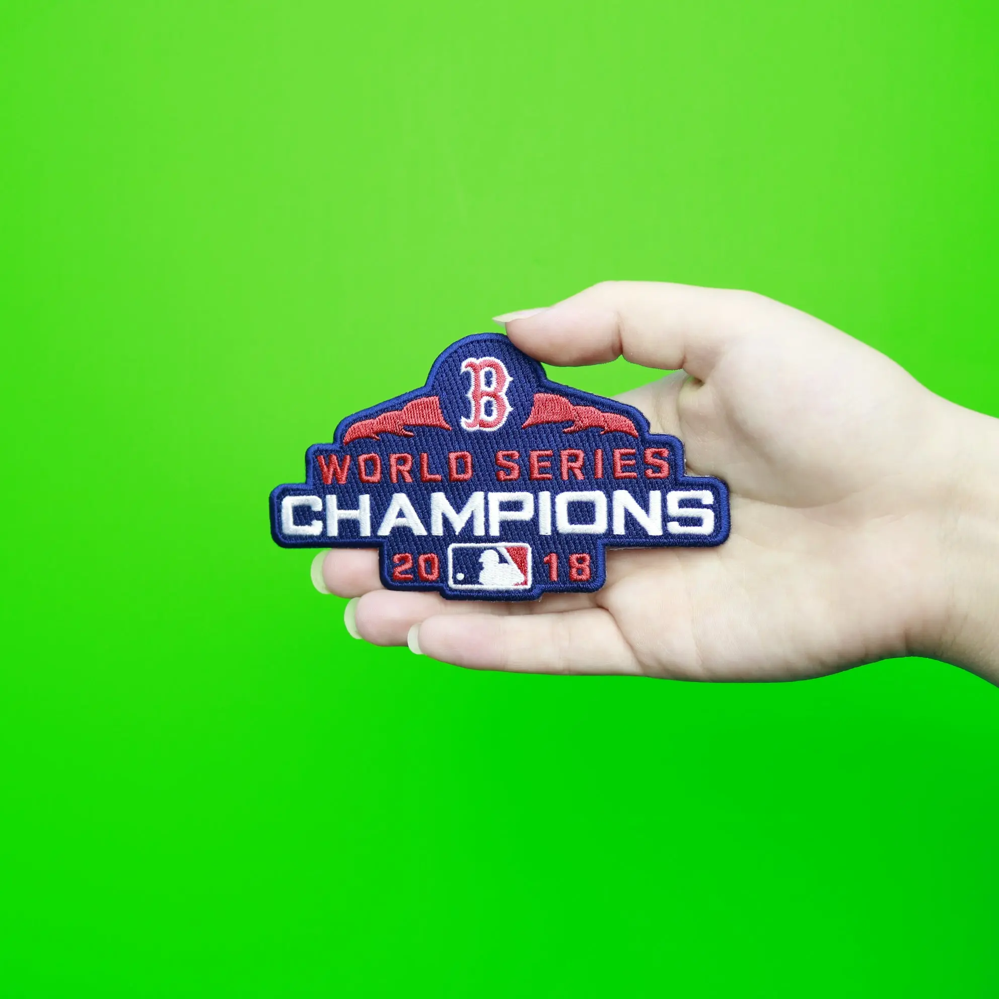 2018 MLB World Series Champions Boston Red Sox Jersey Patch - Image 2