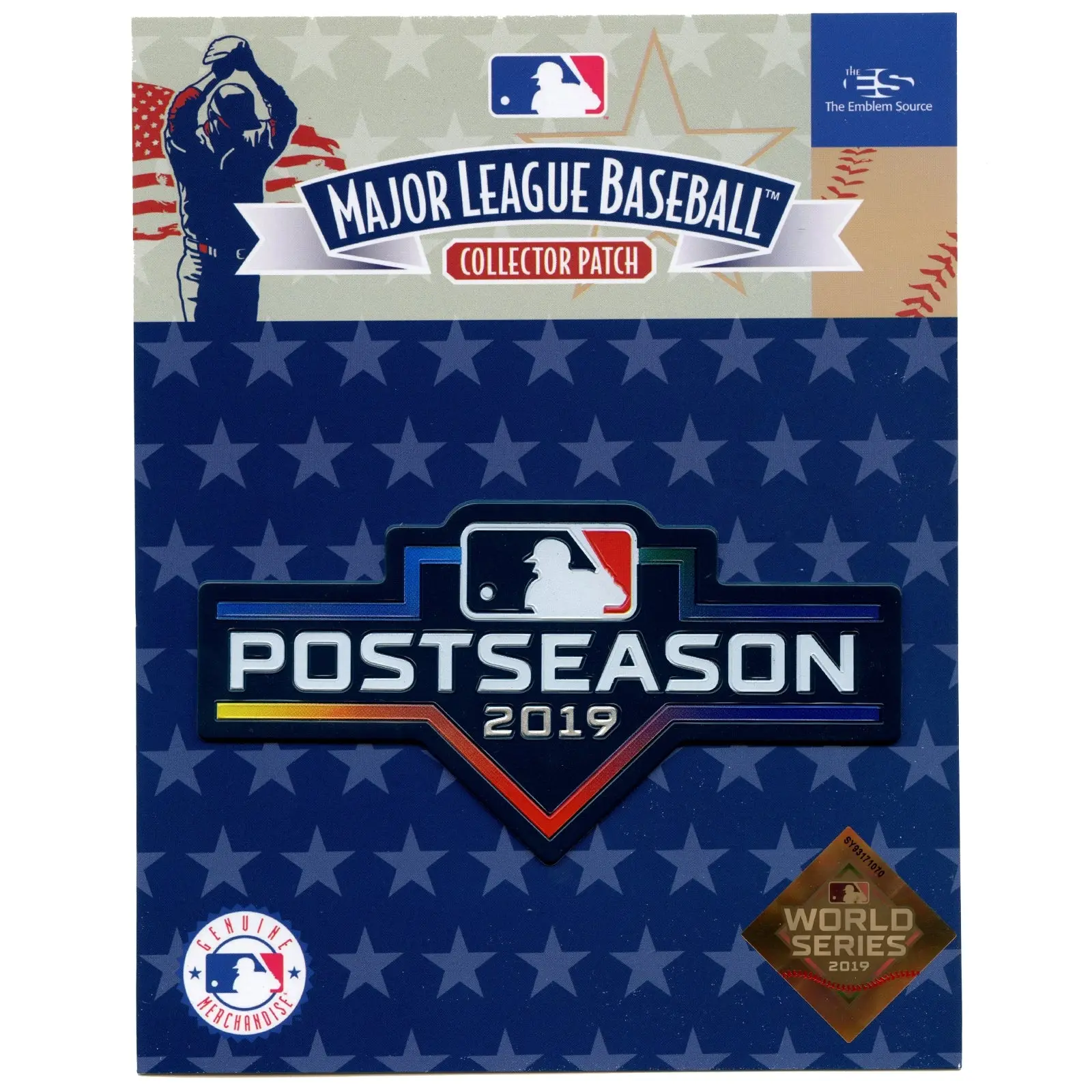 2019 Major League Baseball Postseason Emboss Tech Jersey Patch