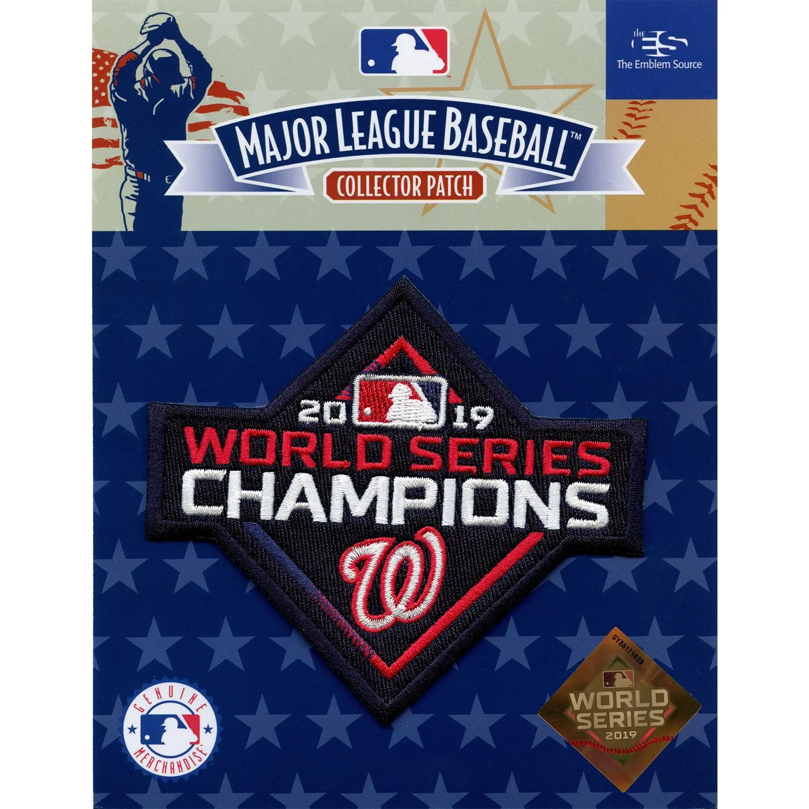 2019 MLB World Series Champions Washington Nationals Jersey Patch
