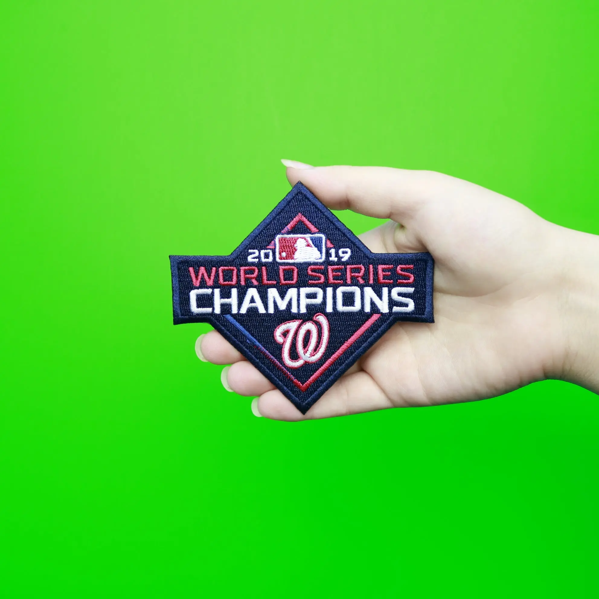 2019 MLB World Series Champions Washington Nationals Jersey Patch - Image 2
