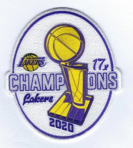 2020 NBA Finals Champions Los Angeles Lakers Trophy Envy Patch - Image 2
