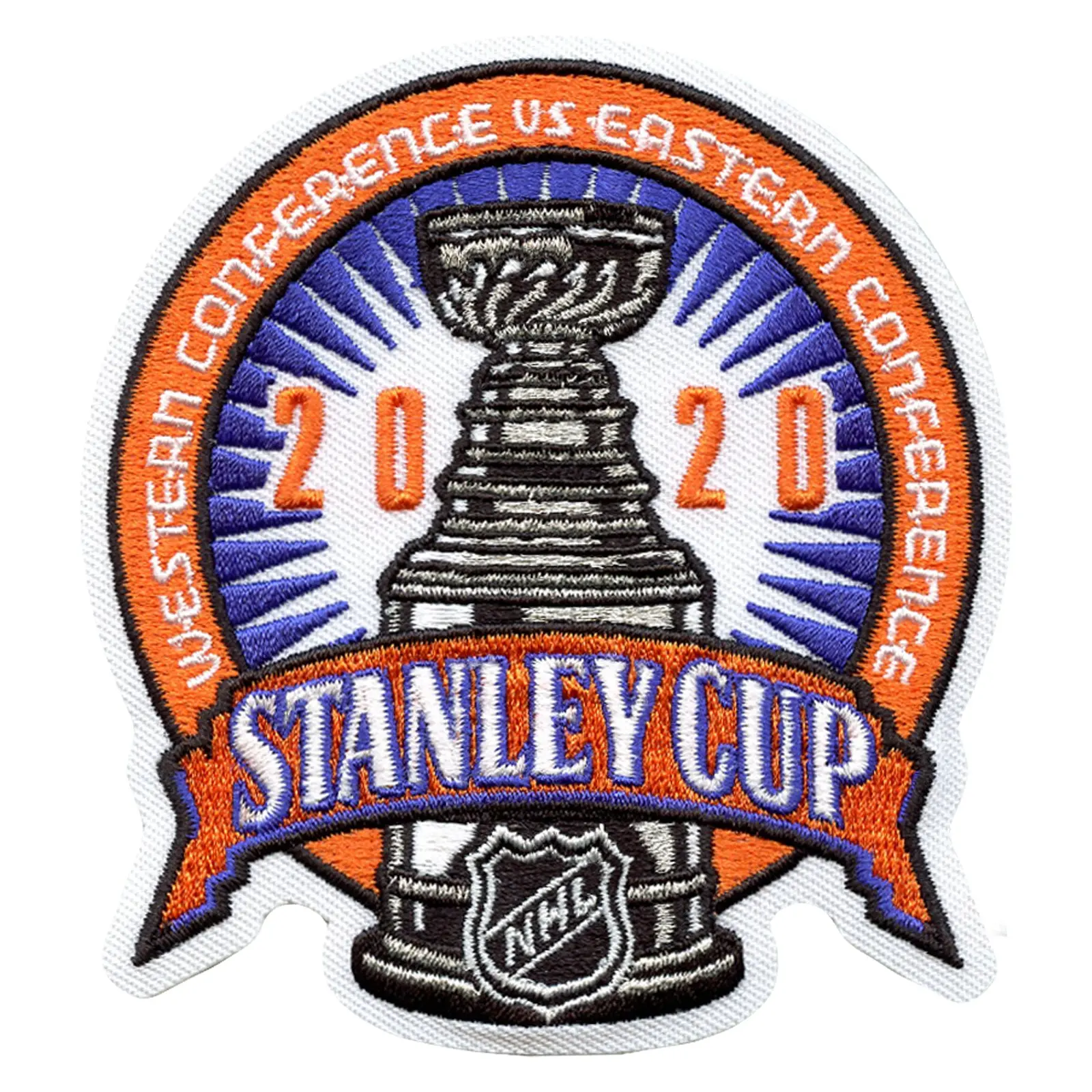 2020 NHL Stanley Cup Jersey Patch Tampa Bay Lightning vs. Dallas Stars (Throwback) - Image 2