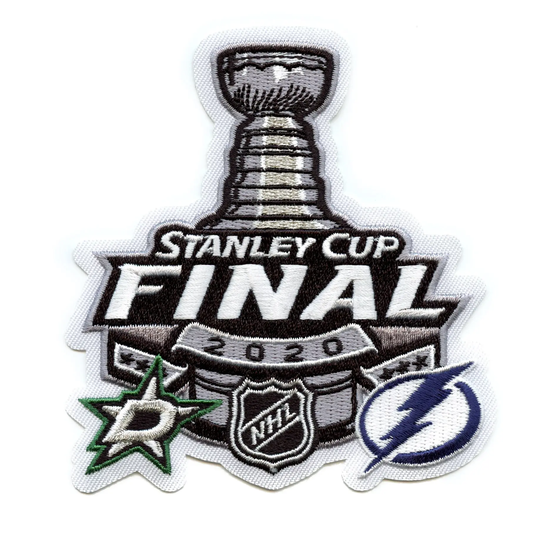 2020 Official NHL Stanley Cup Final Dueling Patch Dallas Stars vs. Tampa Bay Lightning