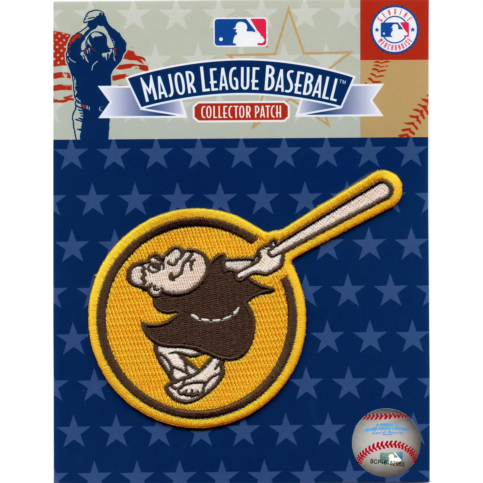 2020 San Diego Padres Swinging Padre Alternate Sleeve Patch