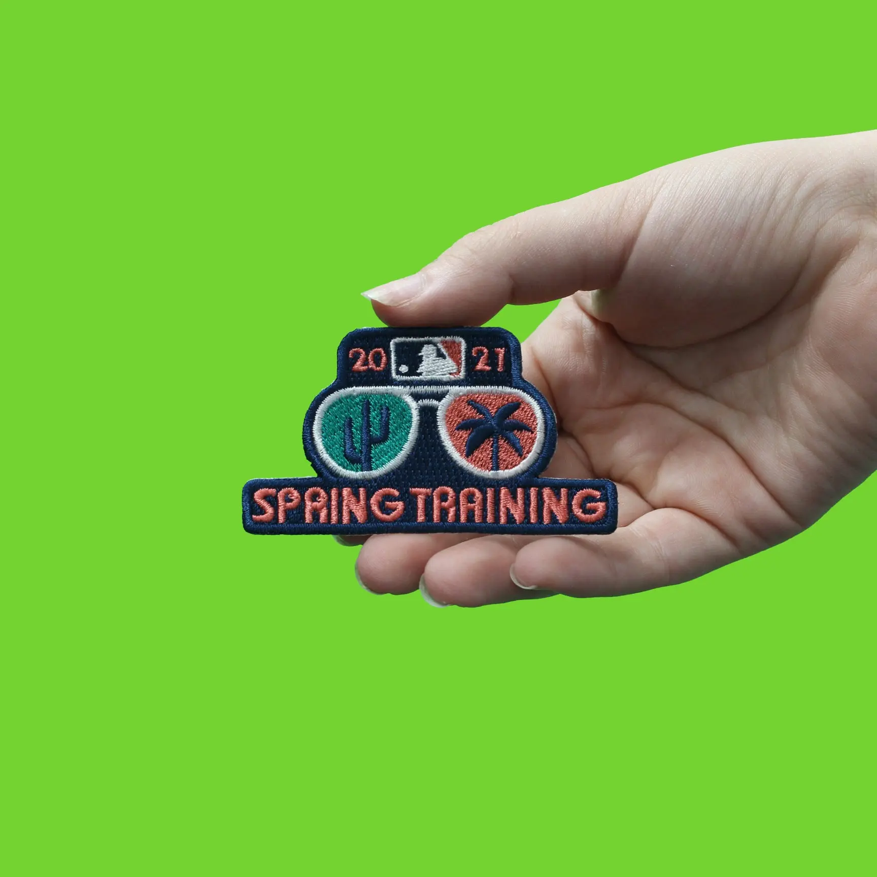 2021 MLB Spring Training Glasses Jersey Embroidered Patch - Image 3