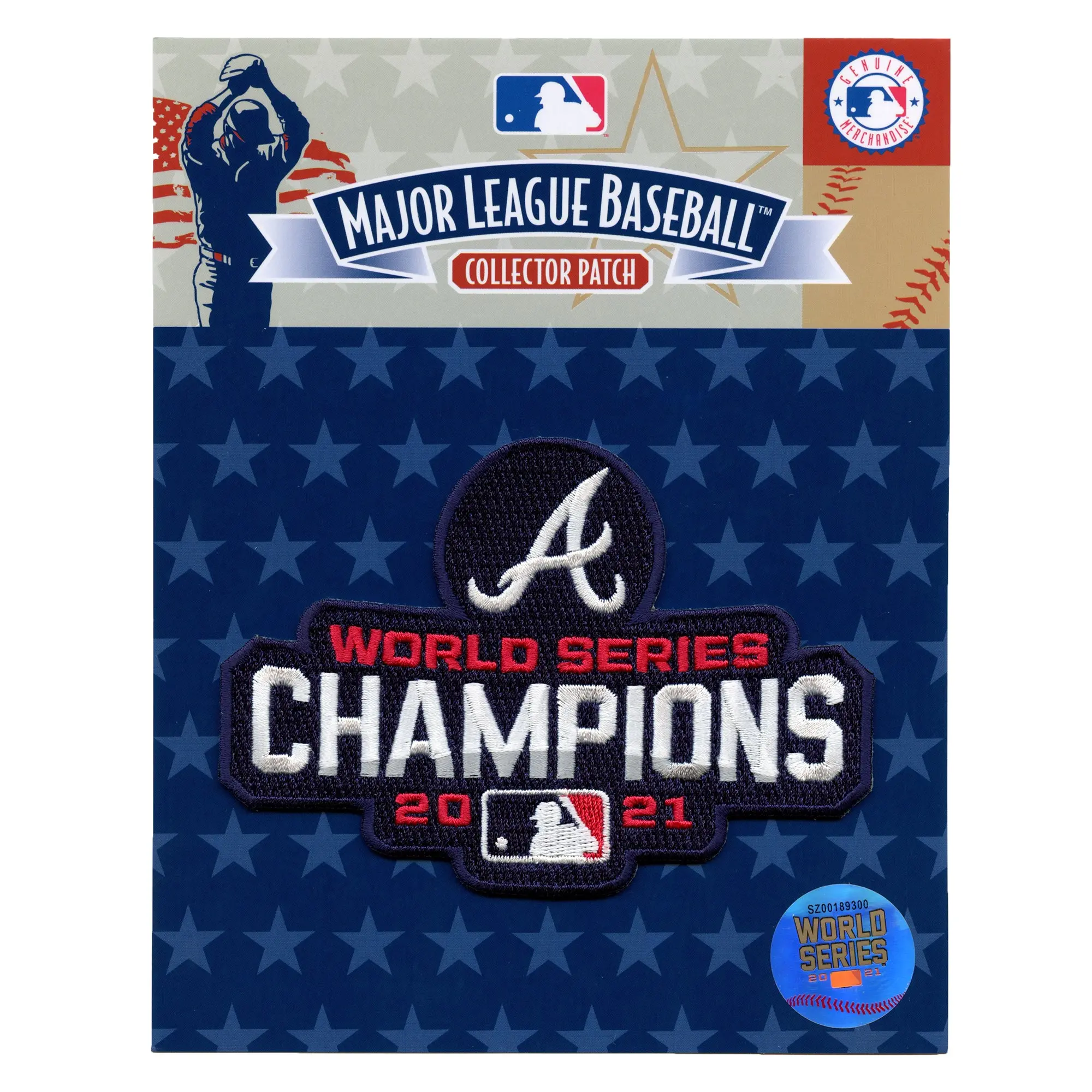 2021 MLB World Series Champions Jersey Patch Atlanta Braves