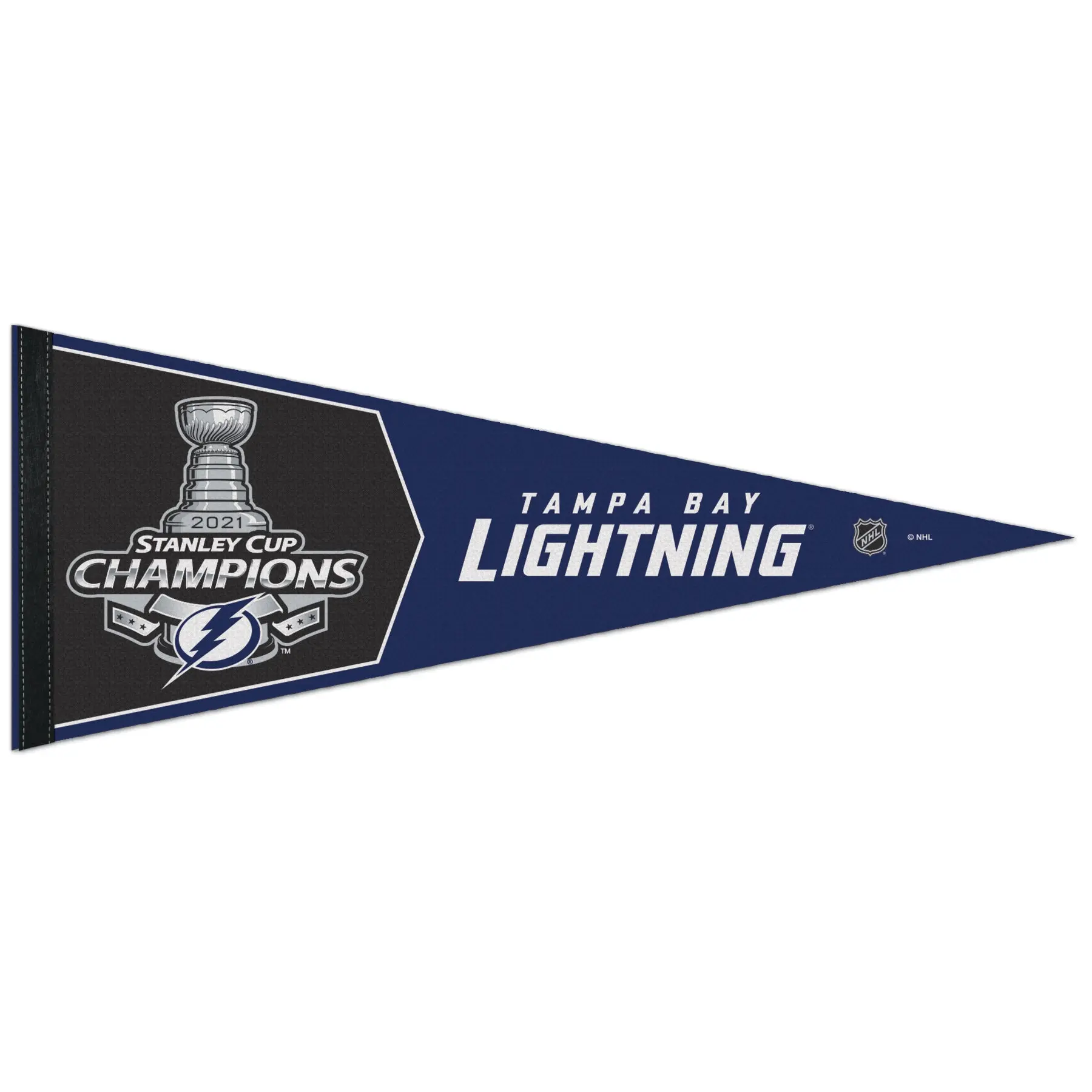 2021 NHL Stanley Cup Final Champions Tampa Bay Lightning Classic Pennant