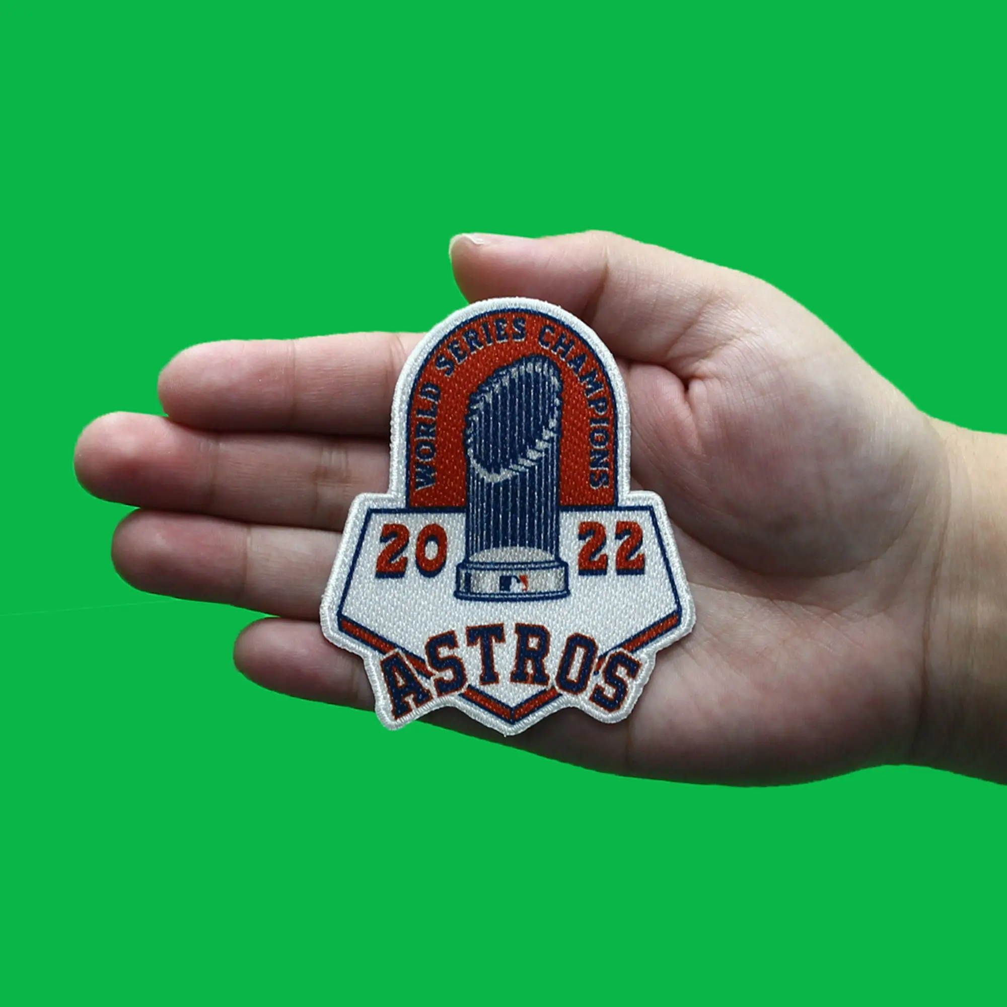 2022 MLB World Series Champions Houston Astros Trophy Envy Patch - Image 2