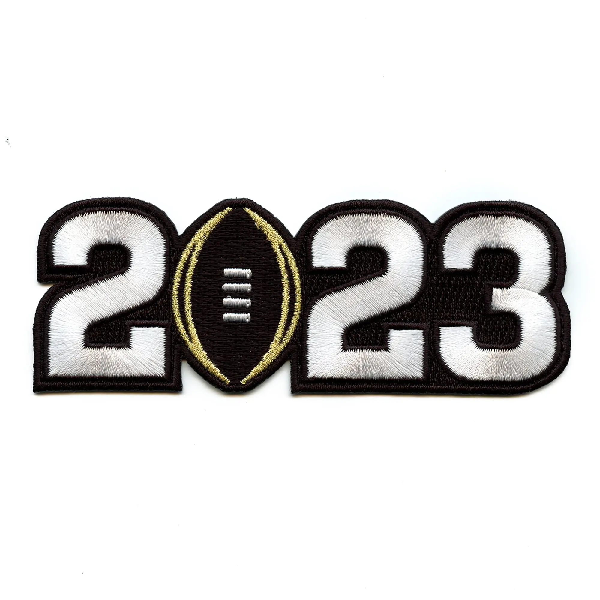 2023 College National Championship Game Jersey Patch Georgia State TCU - Image 2