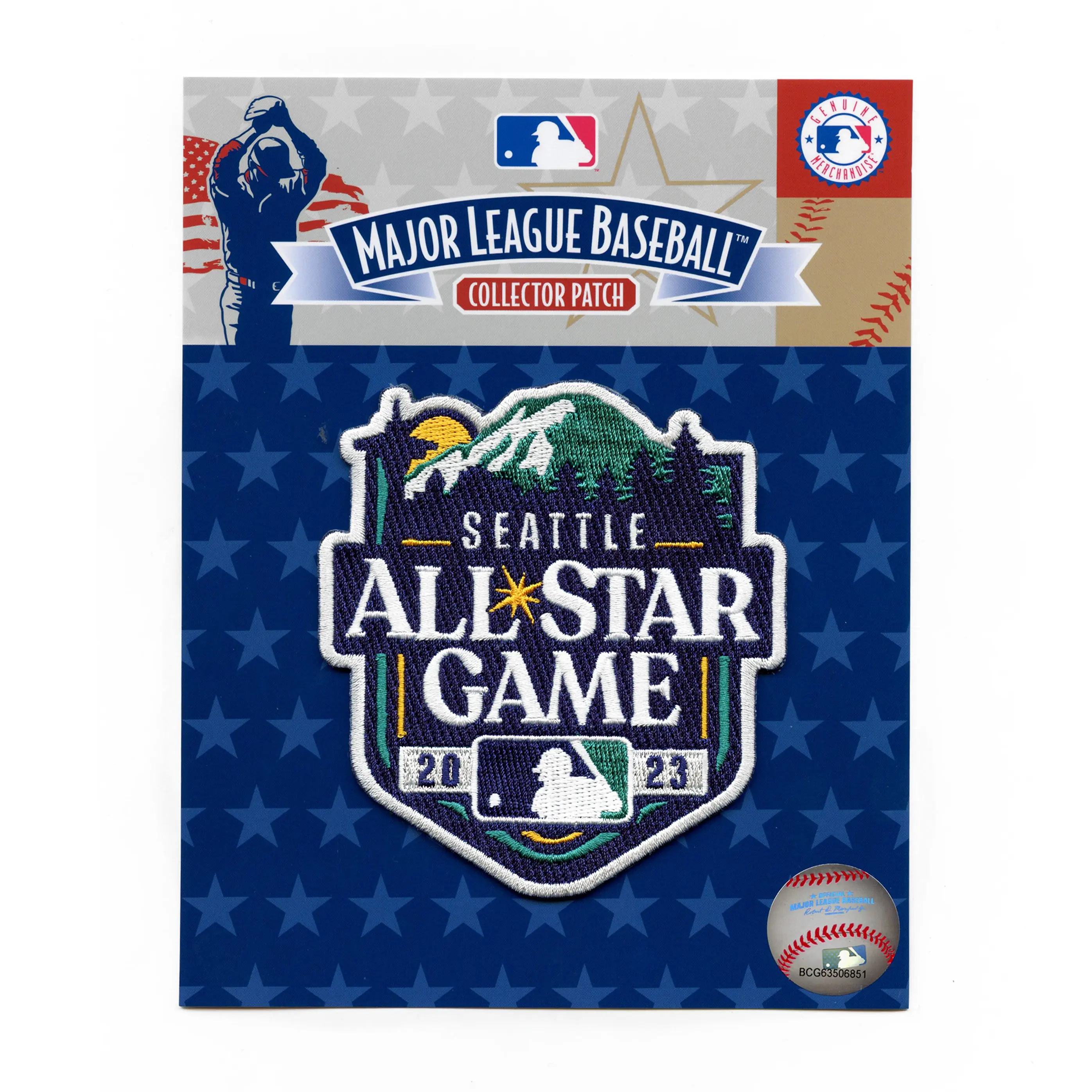2023 MLB All Star Game Embroidered Jersey Patch Seattle Mariners - Image 2