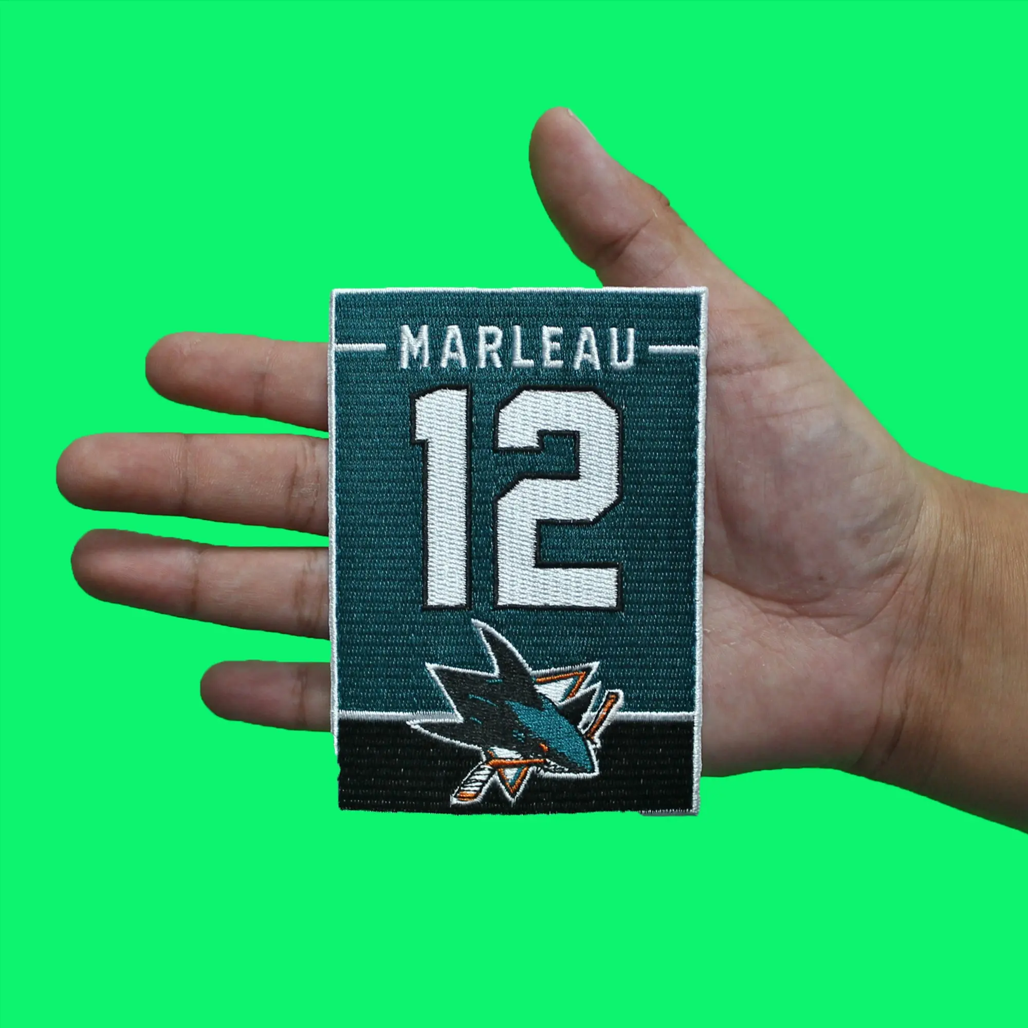 2023 San Jose Sharks Patrick Marleau #12 Retirement Banner Jersey Patch - Image 3