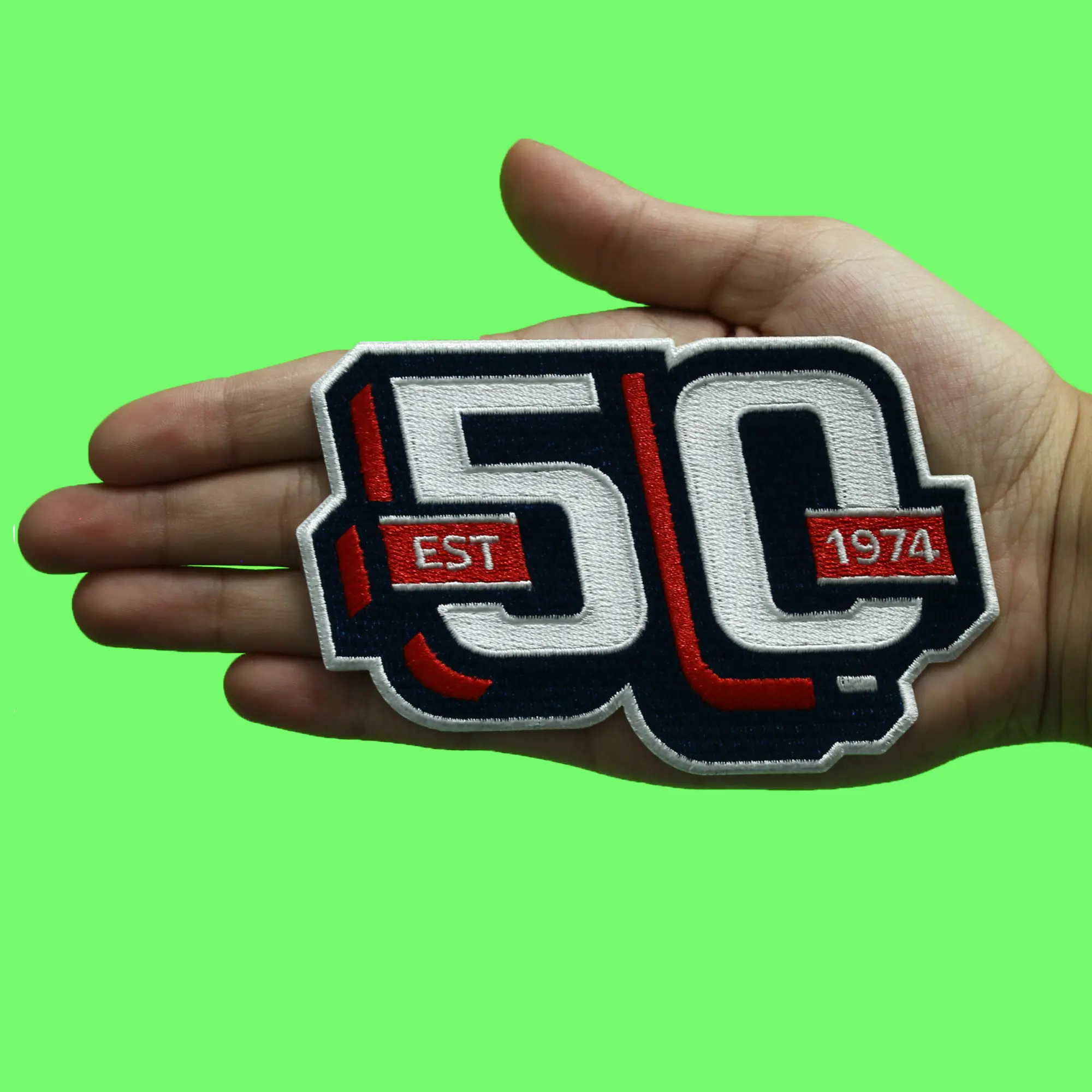 2024-25 Washington Capitals 50th Team Anniversary Jersey Patch - Image 3