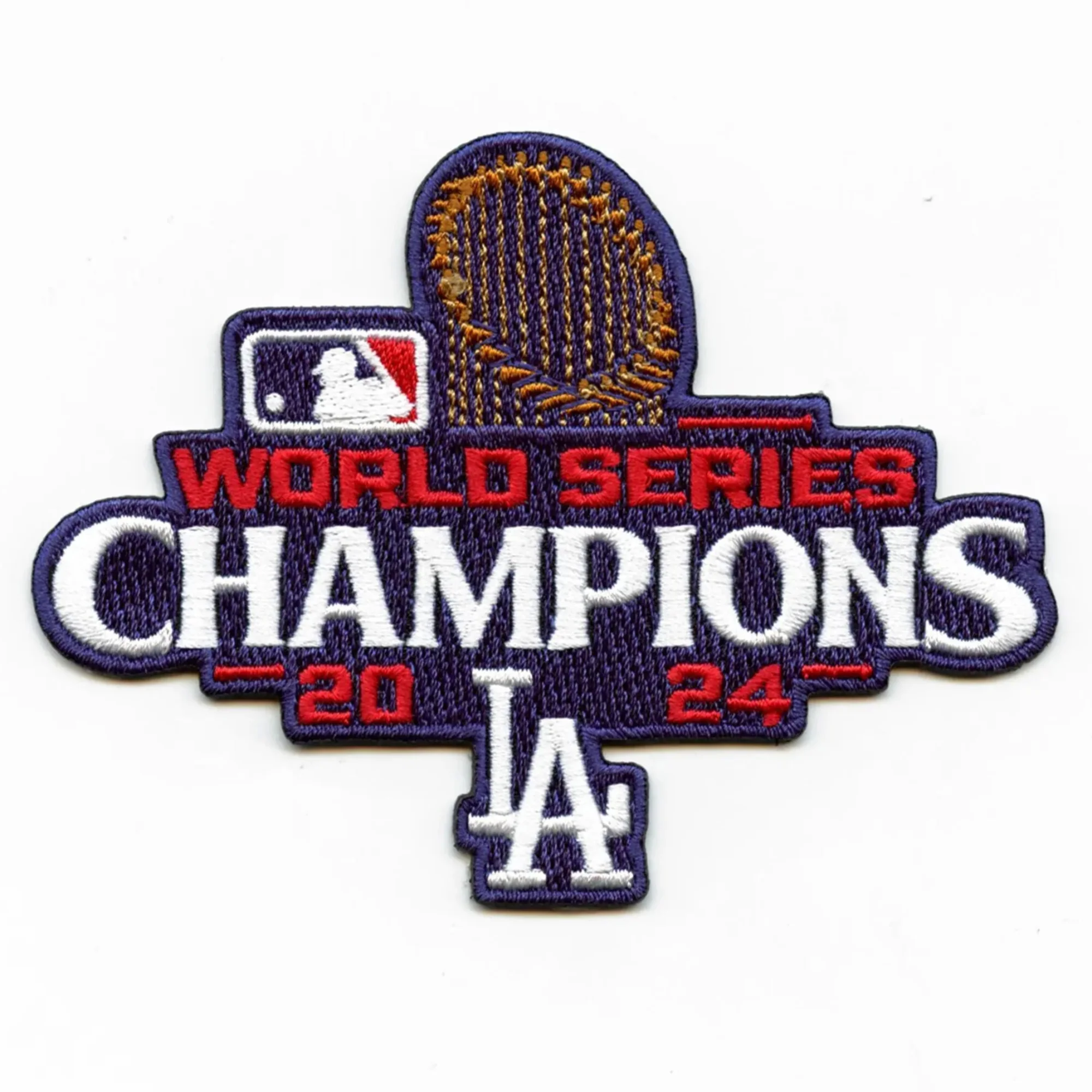 2024 MLB World Series Champions Los Angeles Dodgers Jersey Patch - Image 2