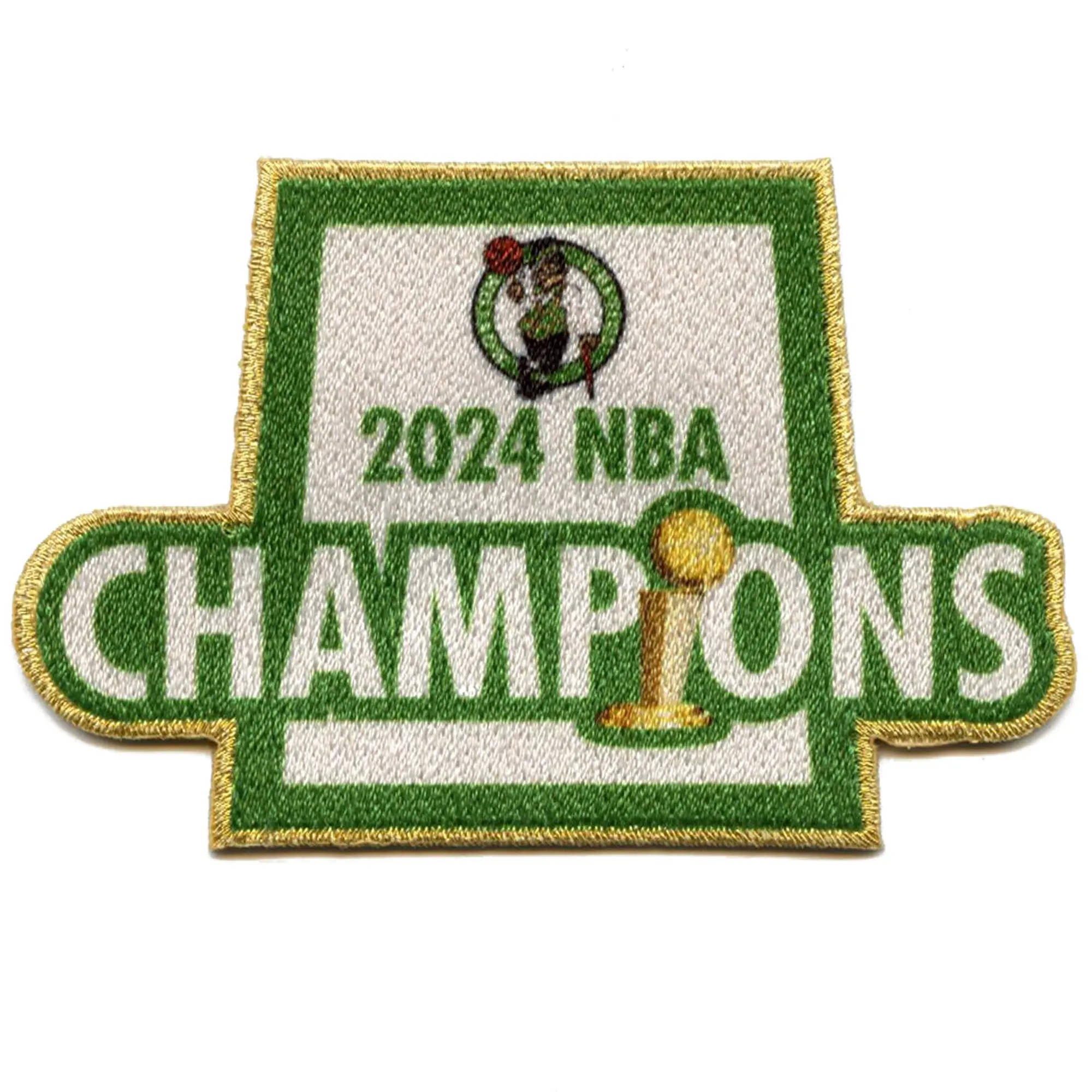 2024 NBA Finals Champions Boston Celtics Official Patch Sublimated Embriodered - Image 2