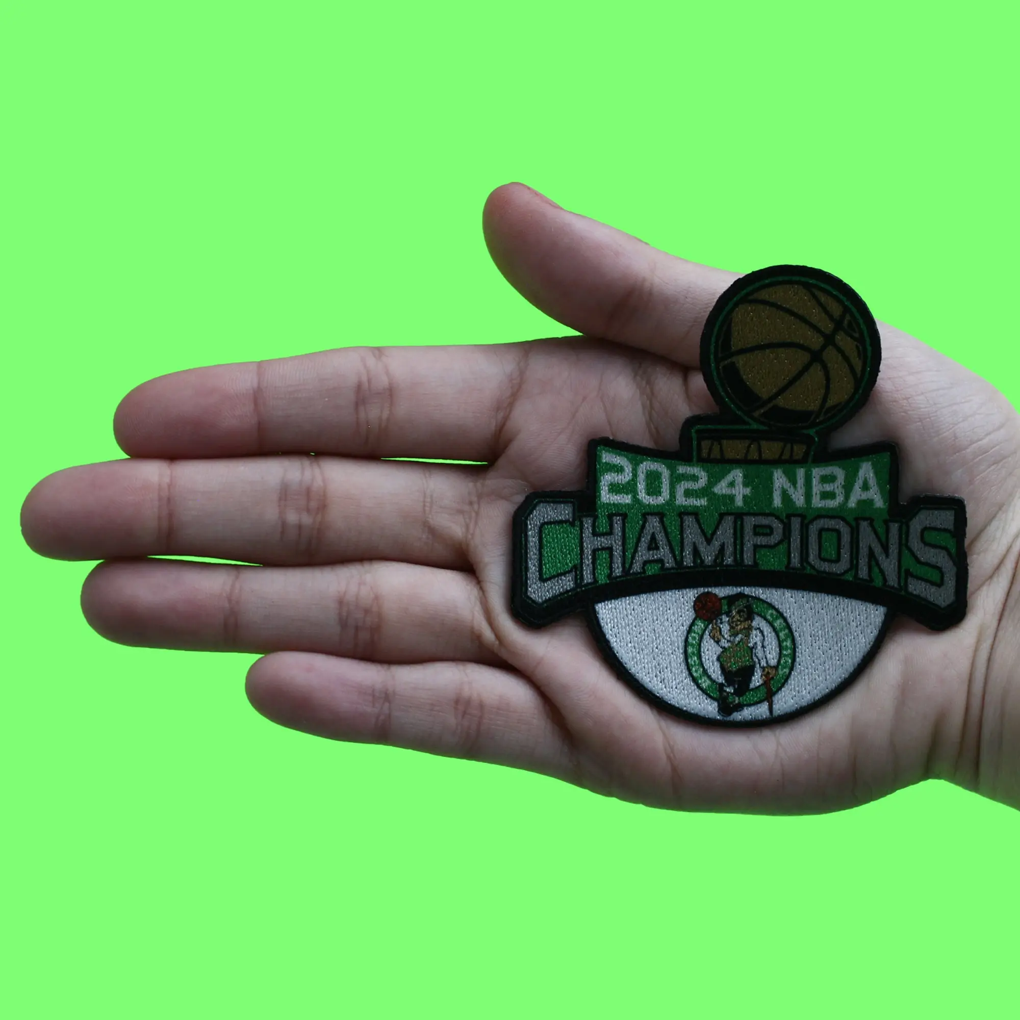 2024 NBA Finals Champions Boston Celtics Showcase Sublimated Embroidery Patch - Image 3