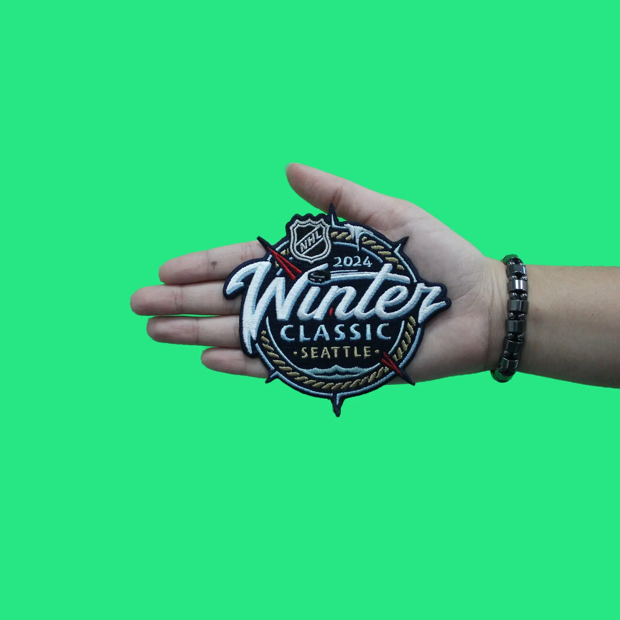 2024 NHL Winter Classic Jersey Patch Seattle Kraken vs Las Vegas Golden Knights - Image 3