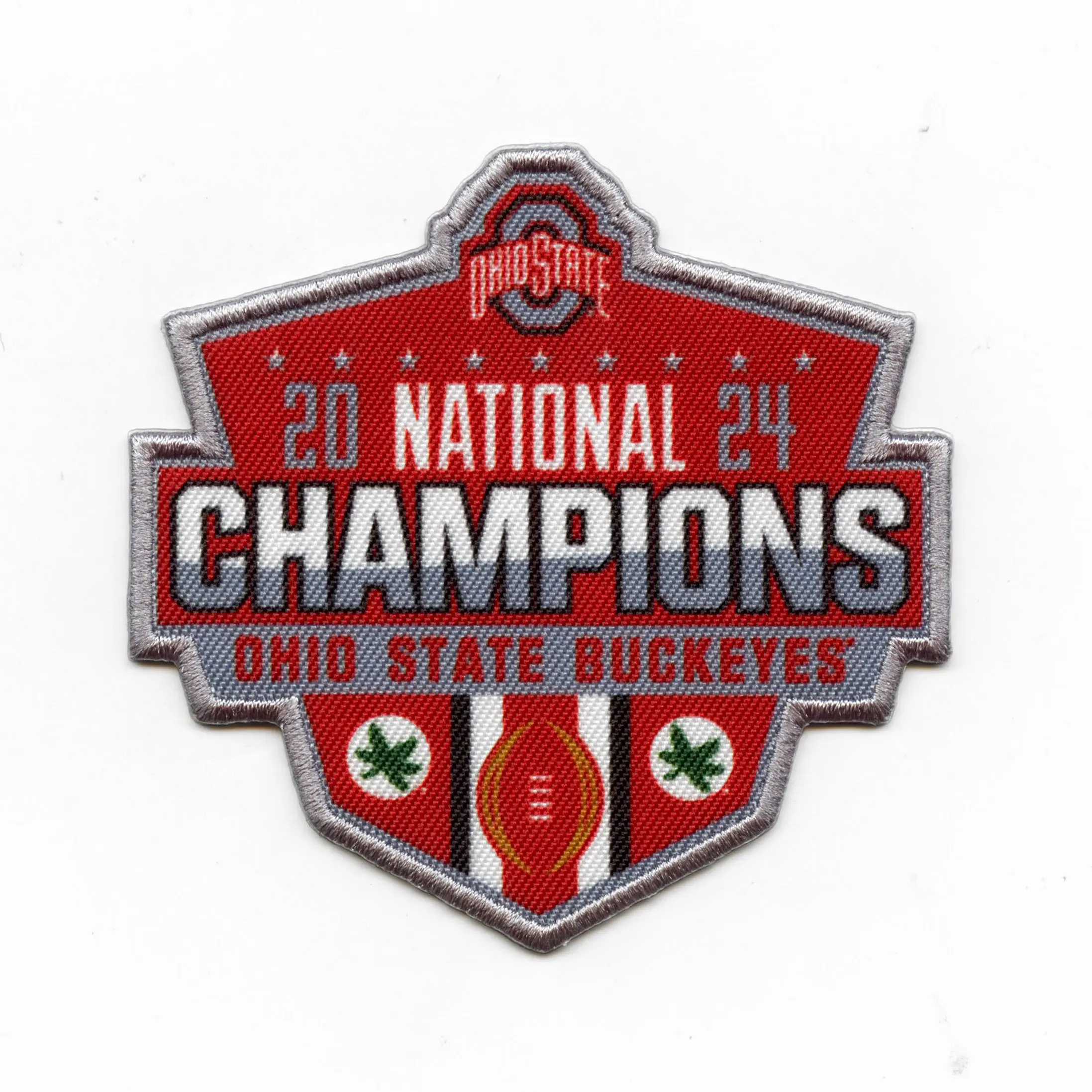 2024 Ohio State Buckeyes National Champions Football Patch Sublimated Embroidered - Image 2