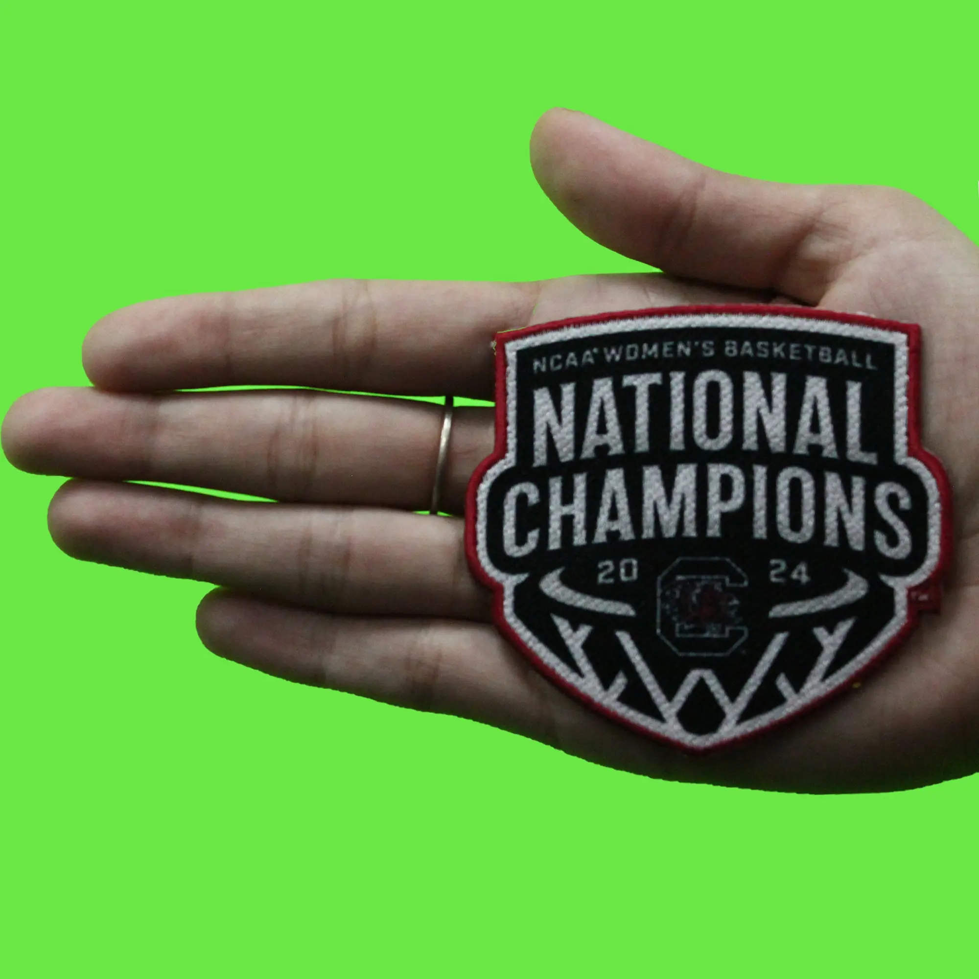 2024 Women's Basketball NCAA National Champions South Carolina Patch Sublimation - Image 2
