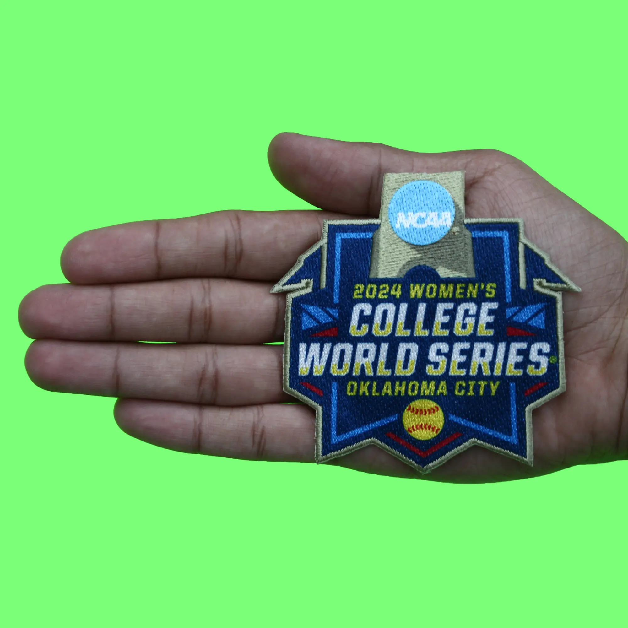 2024 Women's Softball NCAA College World Series Patch Sublimation - Image 3